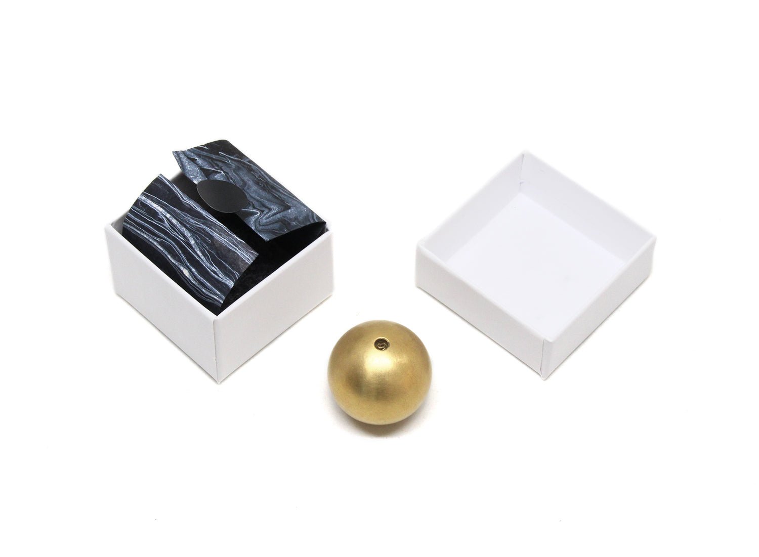 minimalist ball sphere incense burner orion brass llayers jewelry