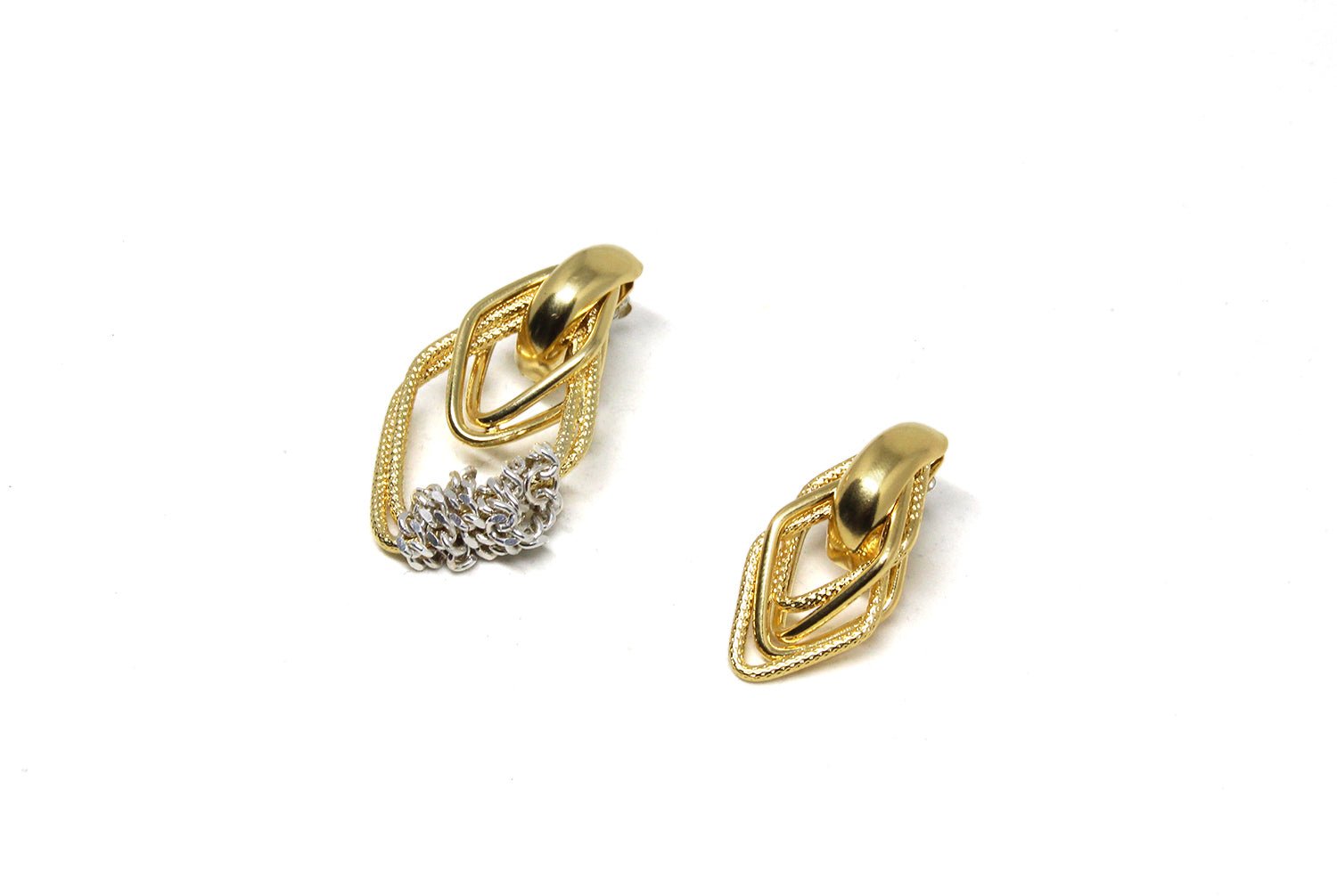 llayers jewelry upcycling gold chain earrings brooklyn new york