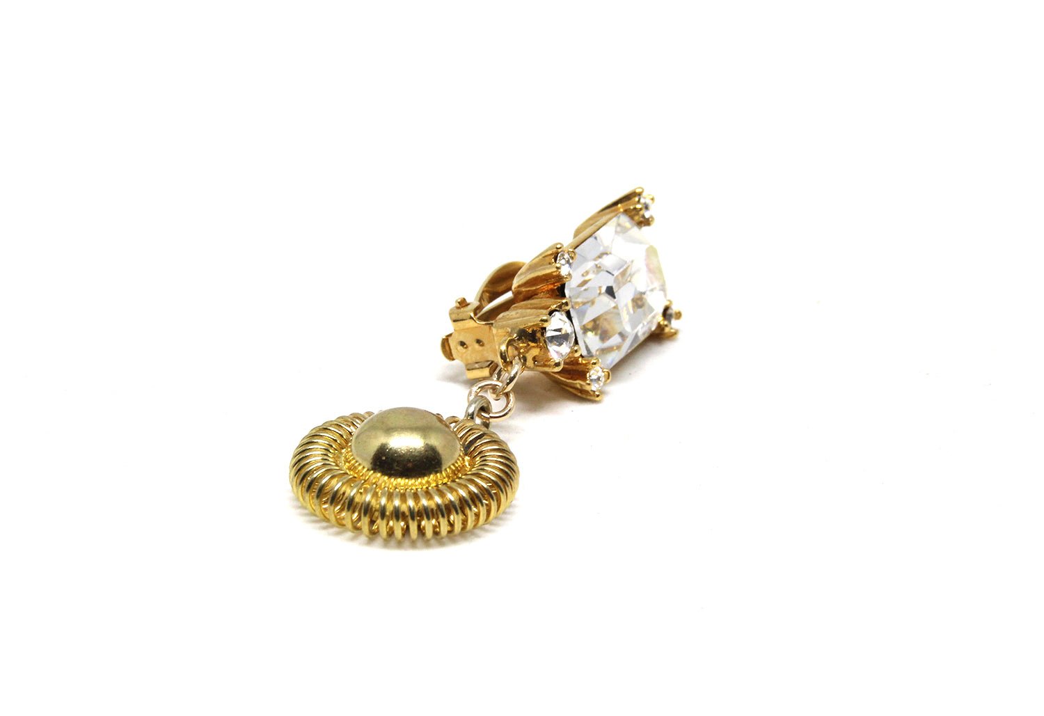 llayers jewelry gold stone earring dangly designer new york