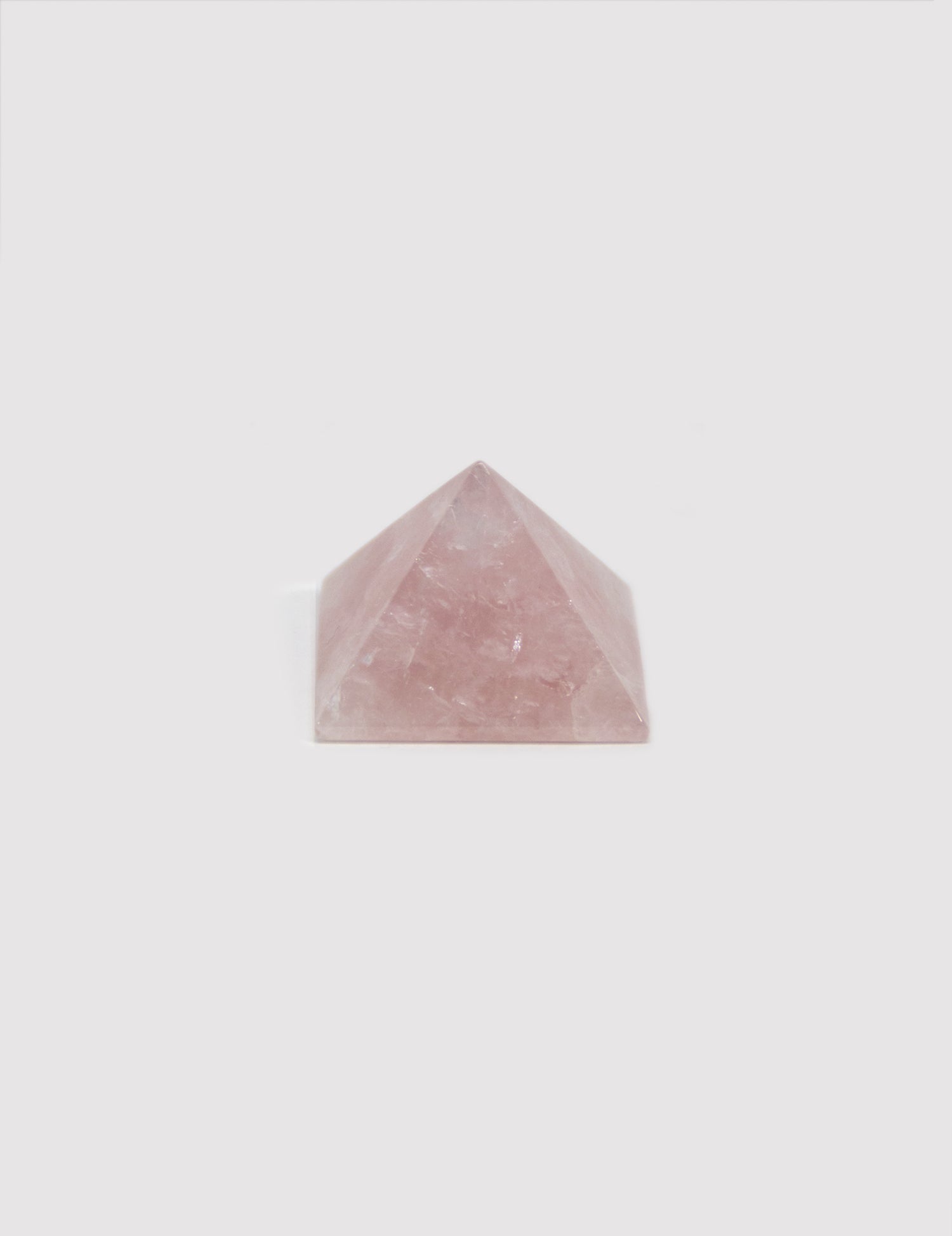 llayers pyramide pierre quartz rose lithothérapie meditation pink quartz stone pyramid
