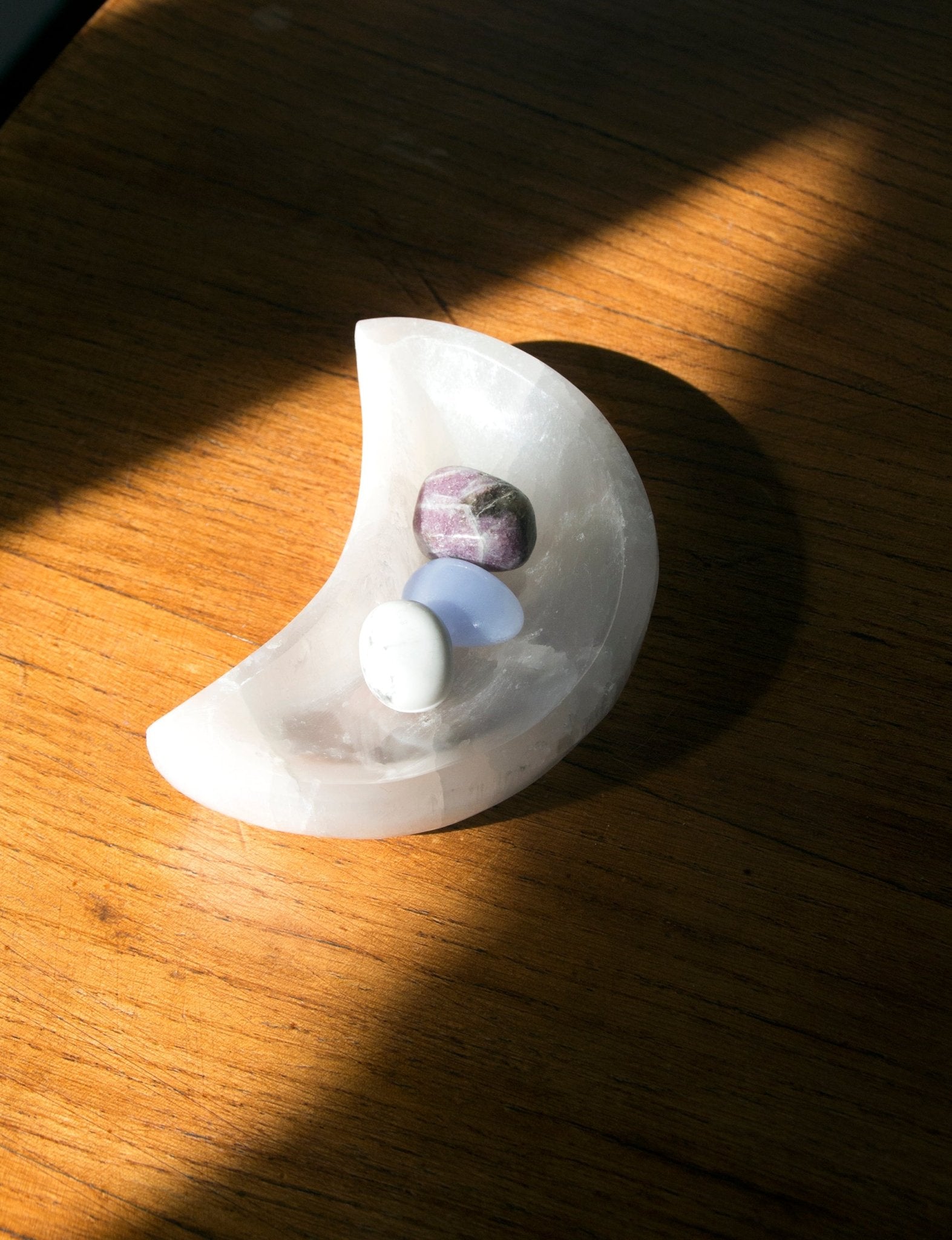 selenite stone bowl cristal stone lithotherapy