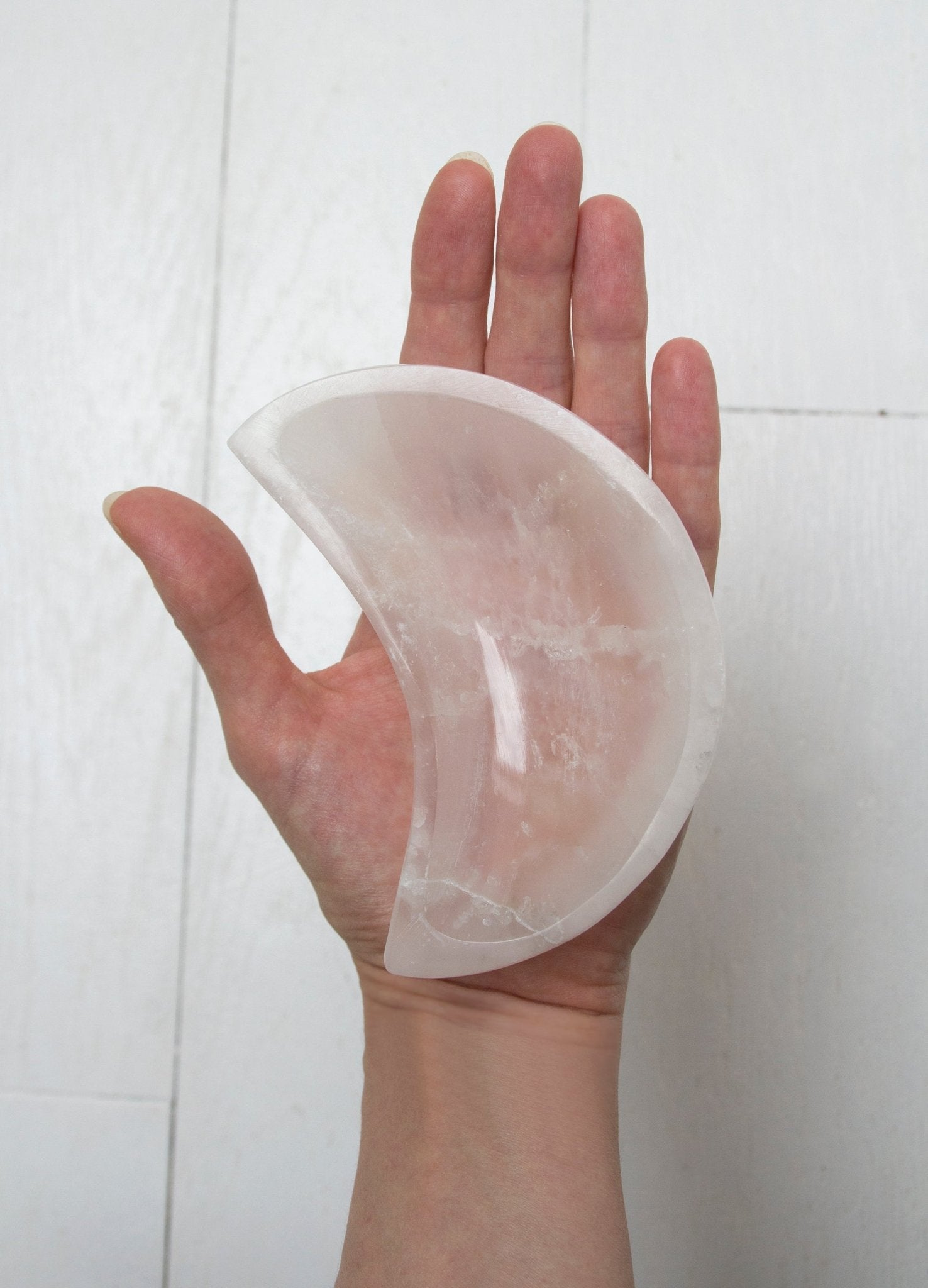 selenite stone bowl cristal stone lithotherapy