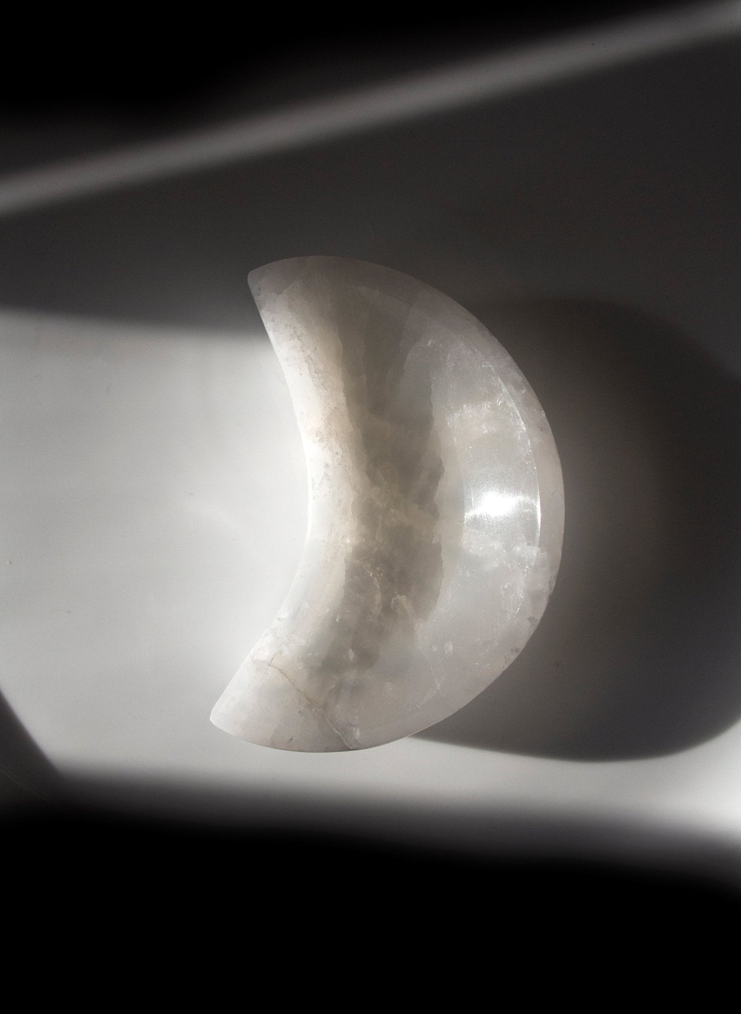 selenite stone bowl cristal stone lithotherapy
