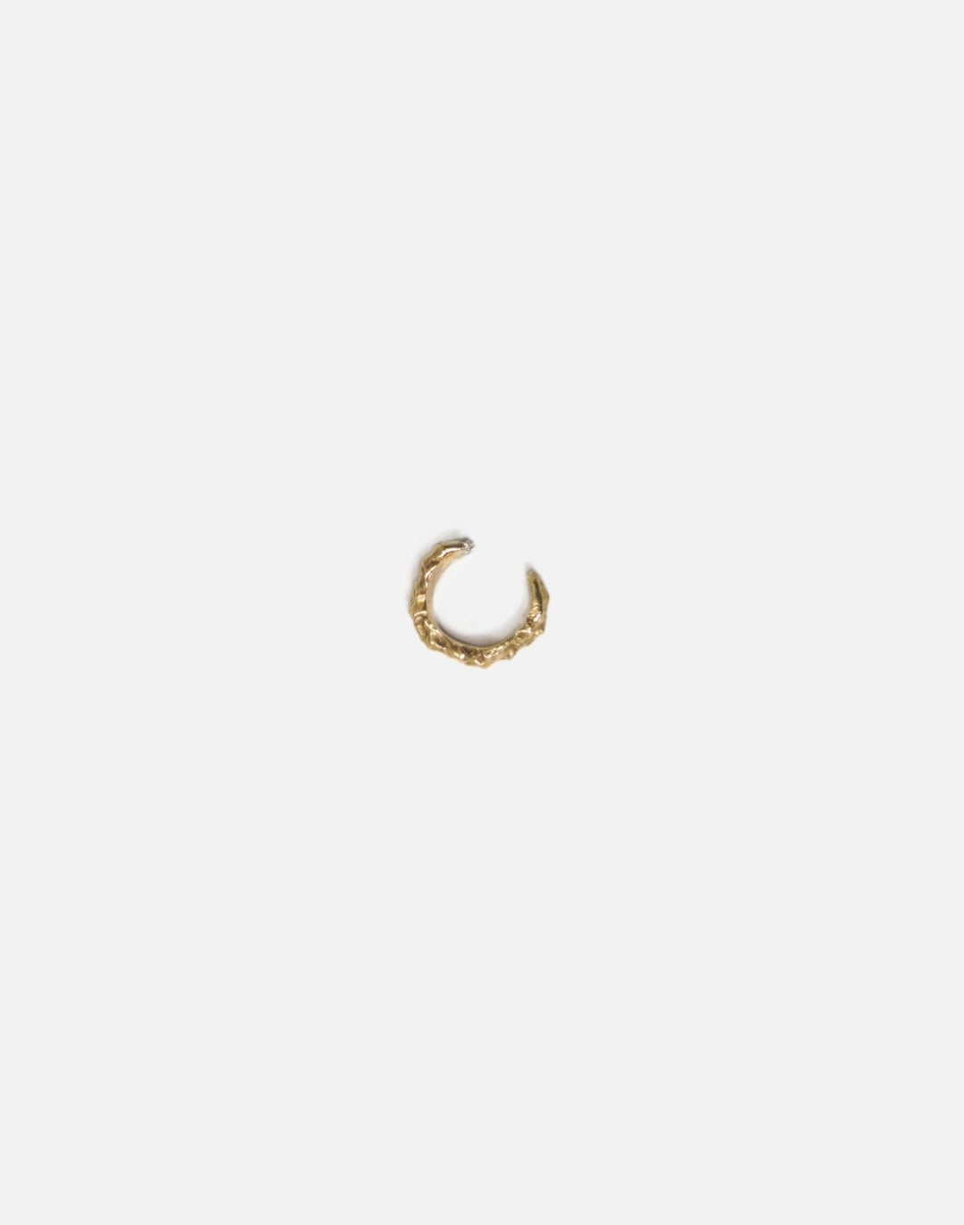 Gold ear cuff earrings. Best minimalist jewelry made in Brooklyn New York by llayers.