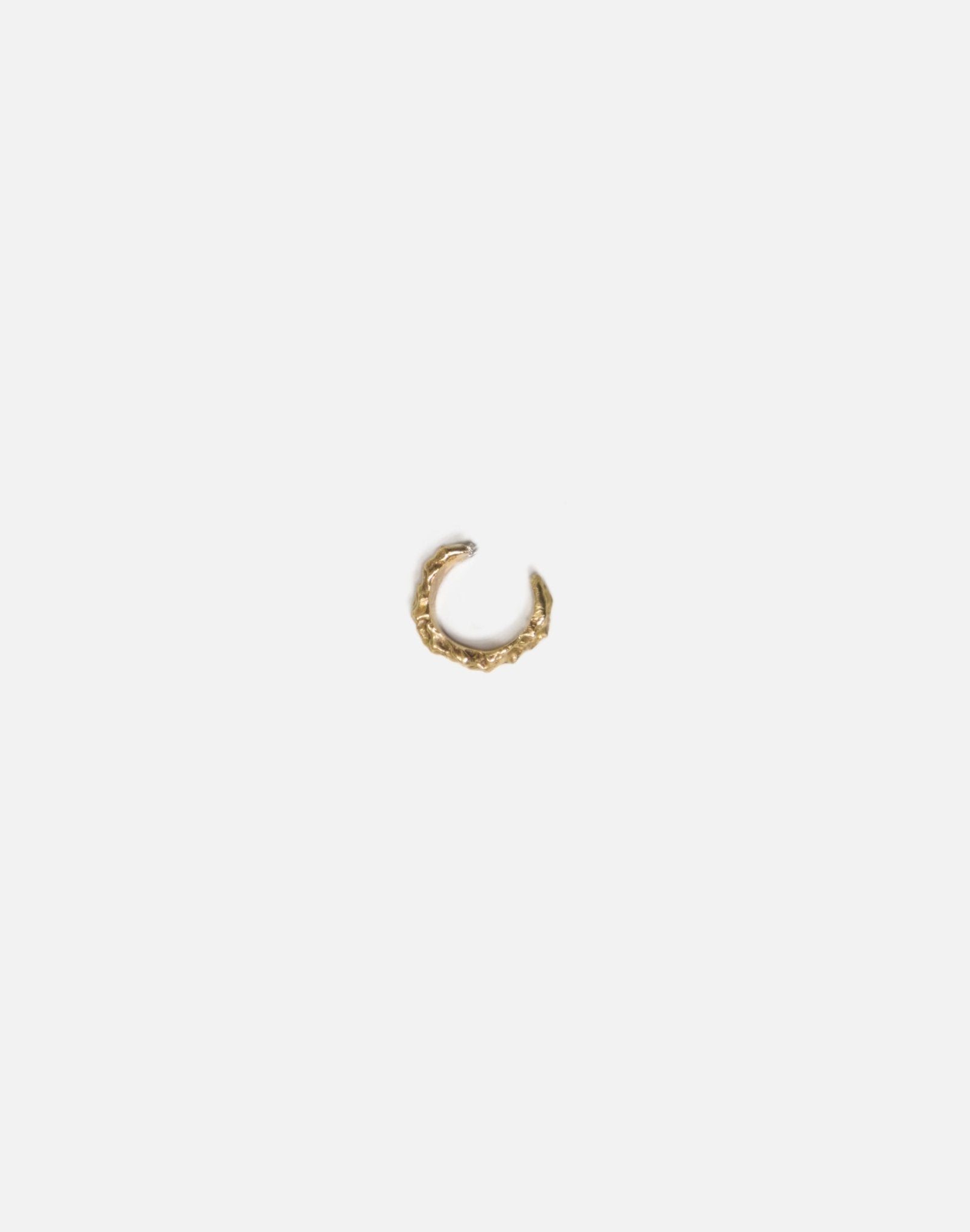 Gold ear cuff earrings. Best minimalist jewelry made in Brooklyn New York by llayers.