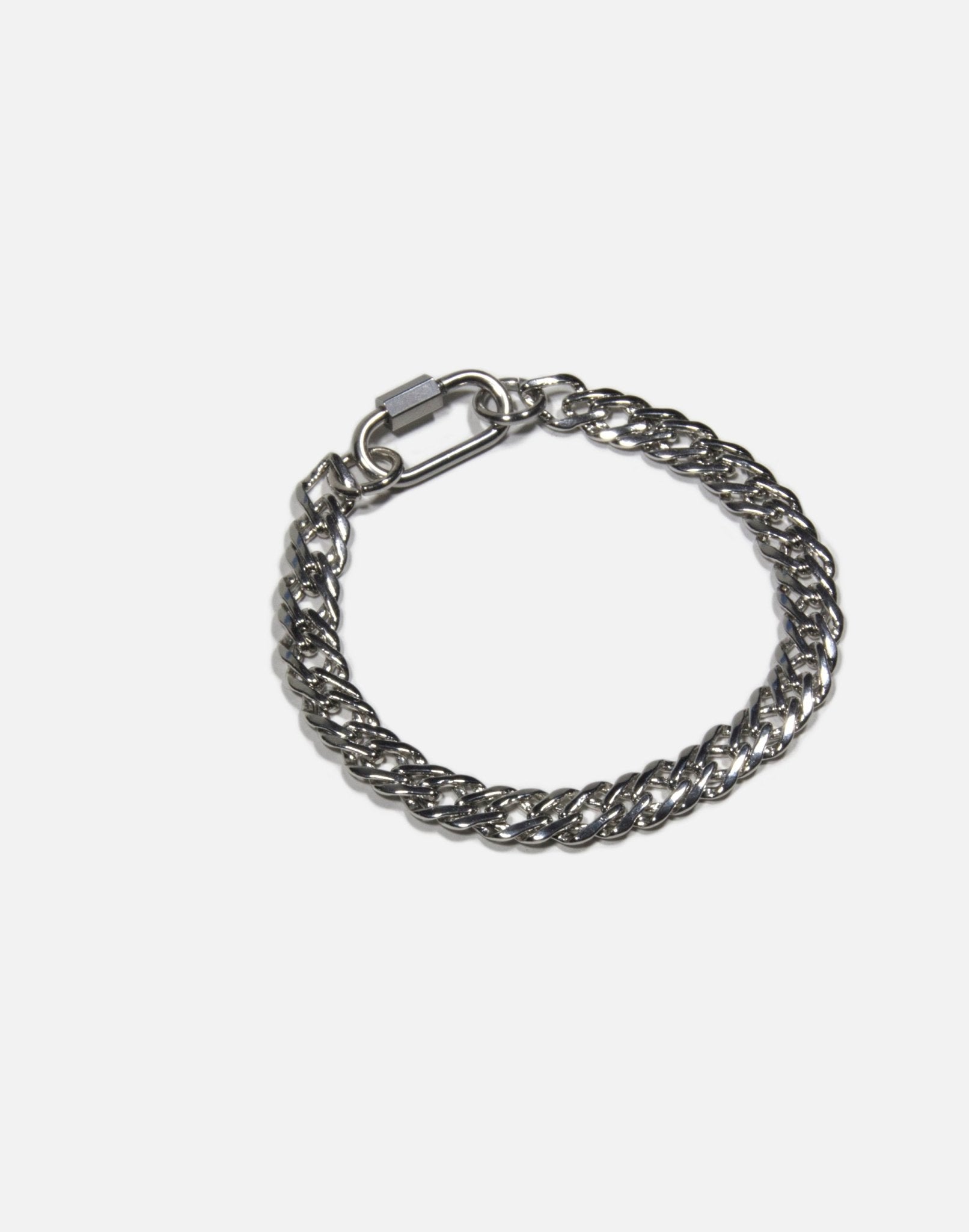 Men silver chain silver bracelet. Minimalist jewelry made in Brooklyn New York by llayers.