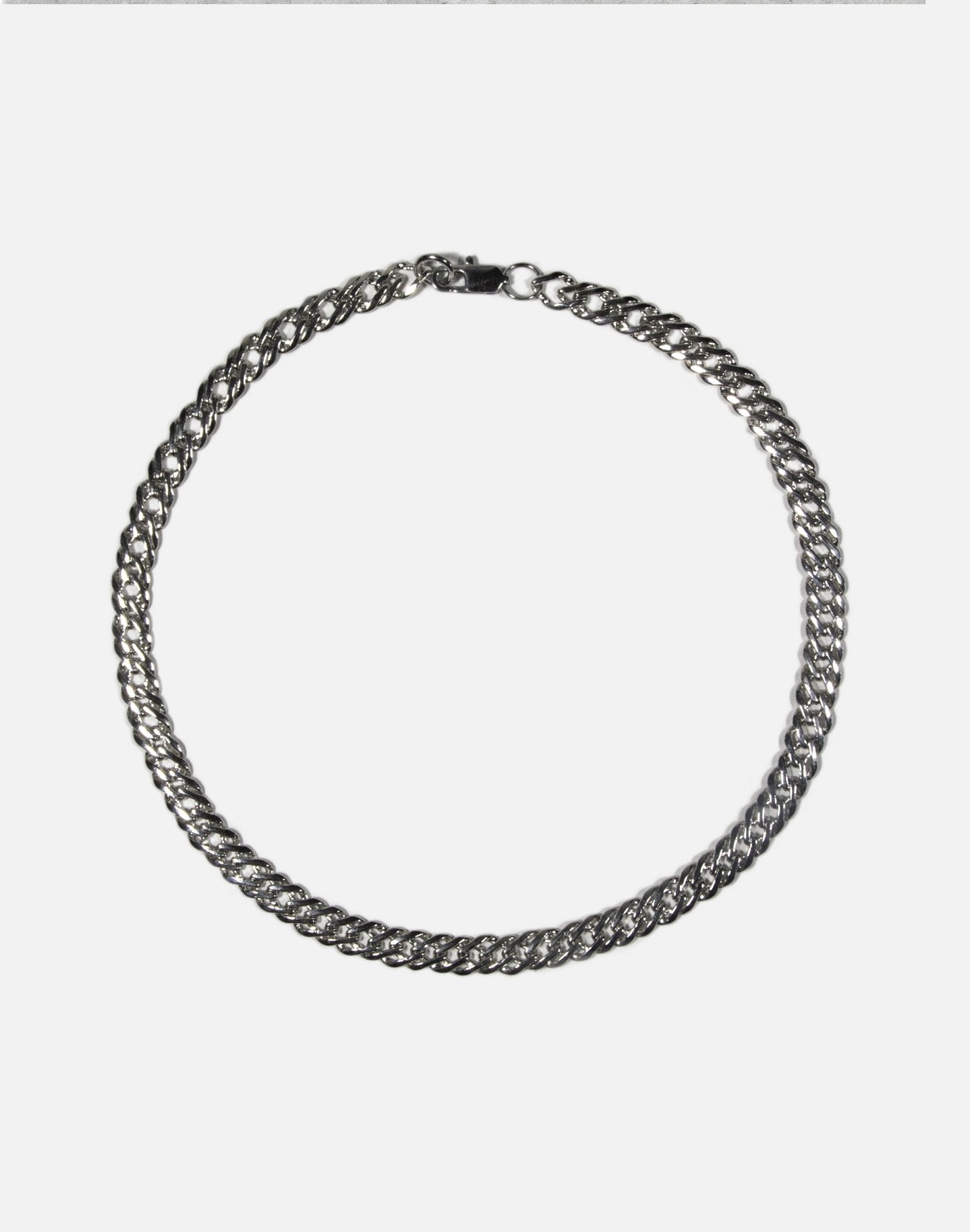 Men Silver modern chain necklace. Minimalist jewelry made in Brooklyn New York by llayers.