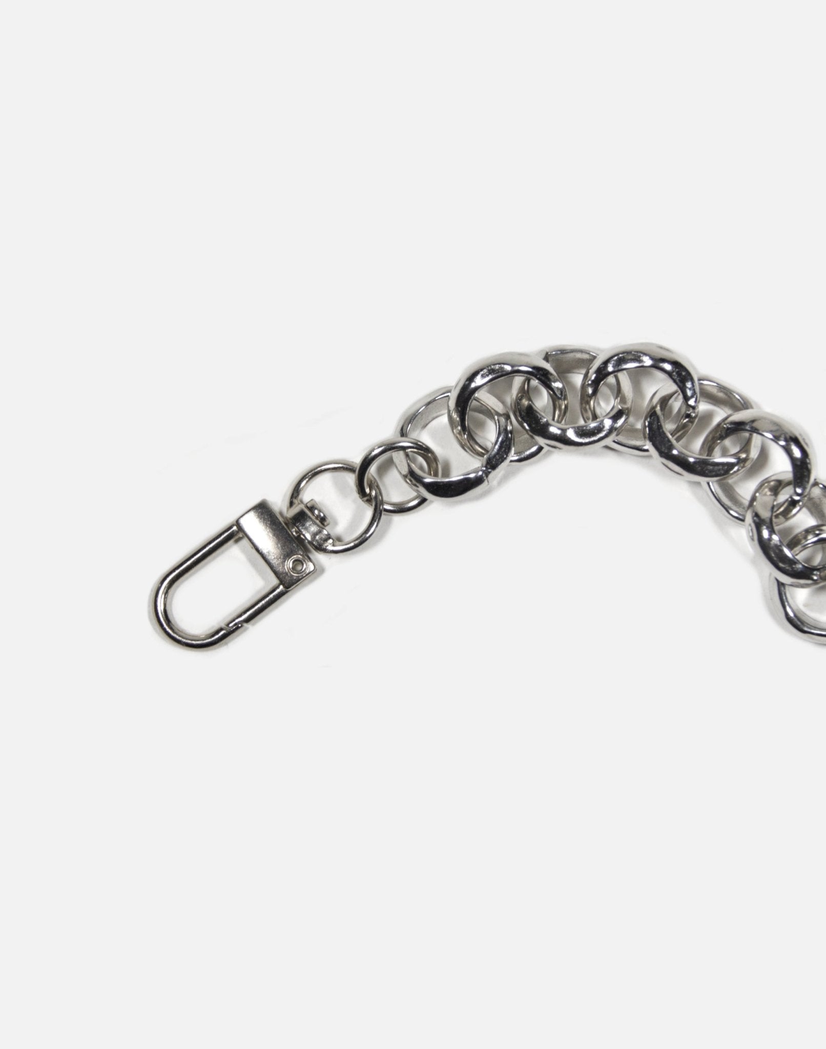 Men chunky silver round link silver chain infinity bracelet stainless steel jewelry made in Brooklyn New York by llayers 