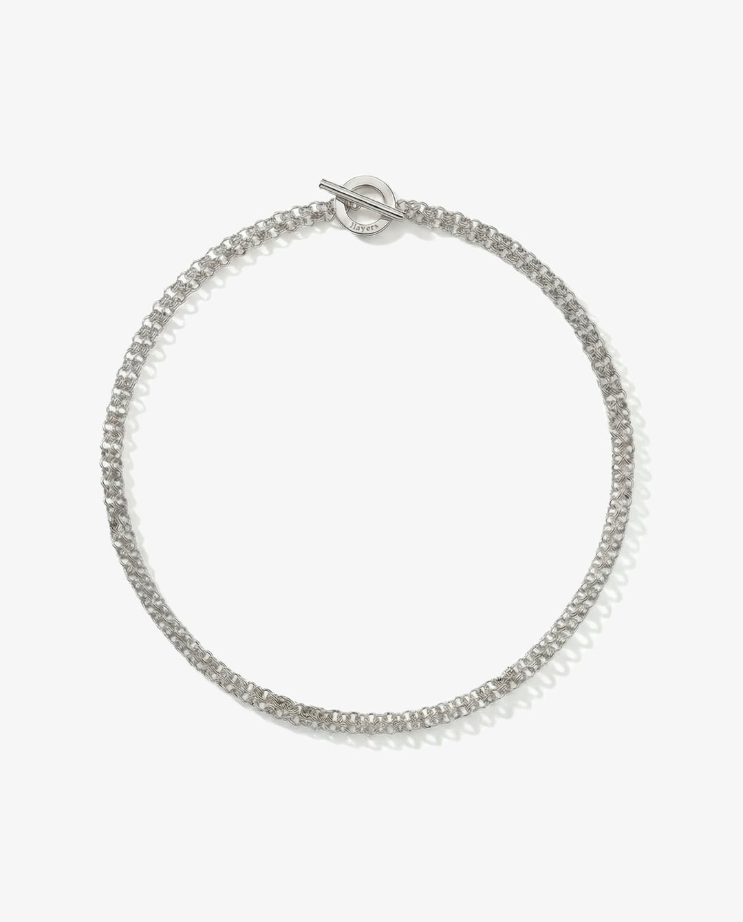 Men's silver chain necklace. Men's minimalist jewelry brand in Brooklyn New York by llayers.