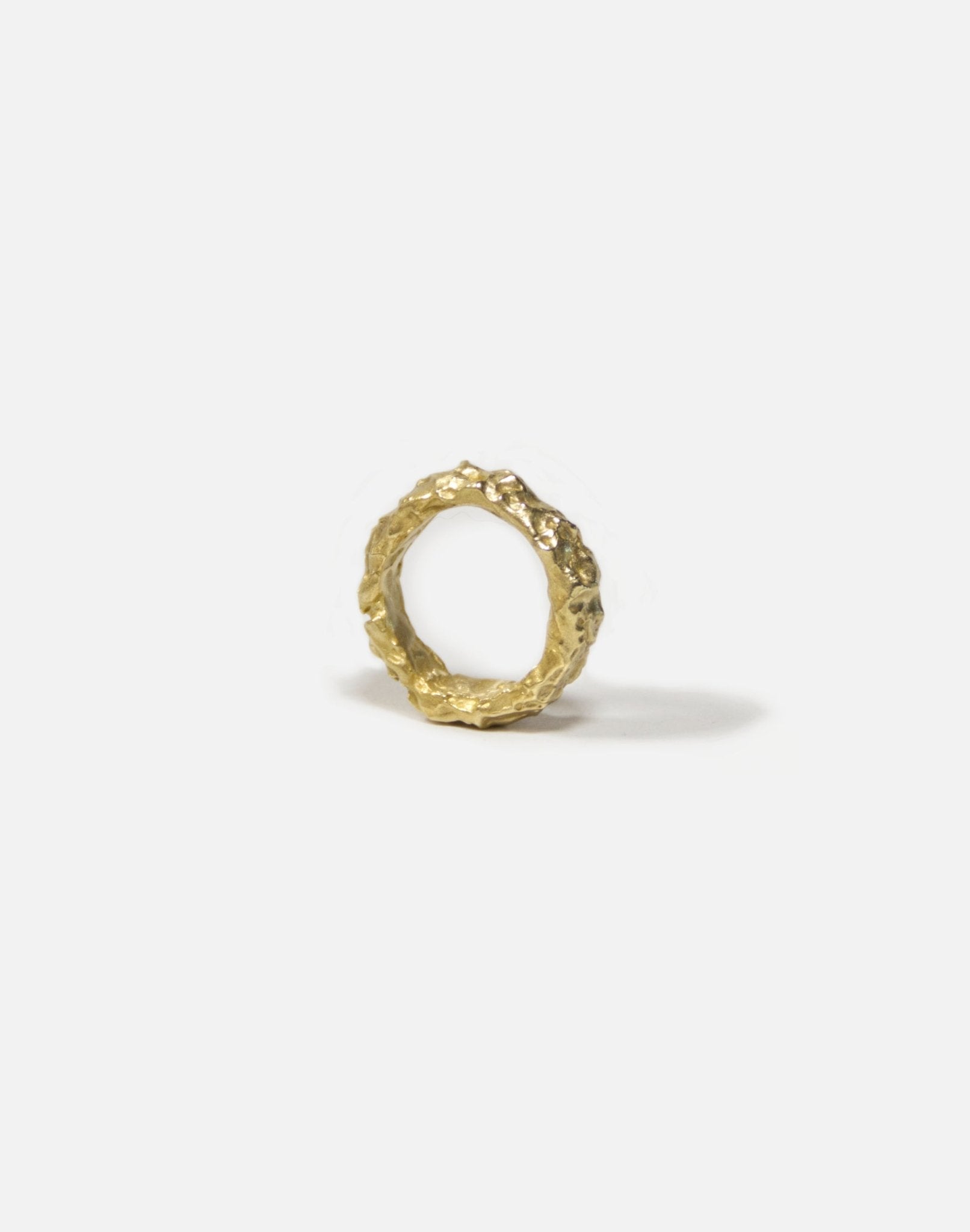 Textured ring band. Modern minimalist jewelry. Made in Brooklyn New York by llayers.