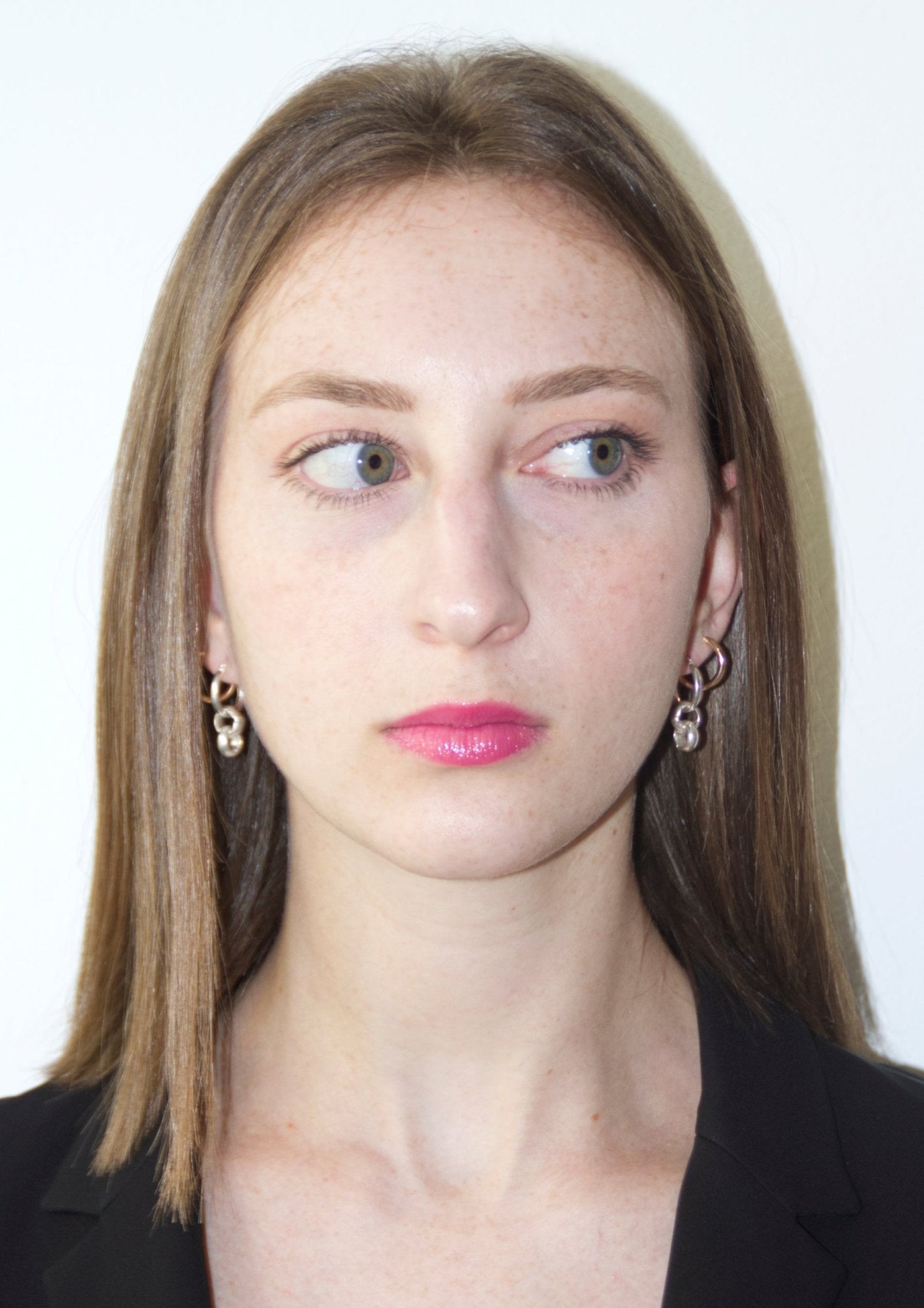Silver hoop earrings infinity brooklyn new york