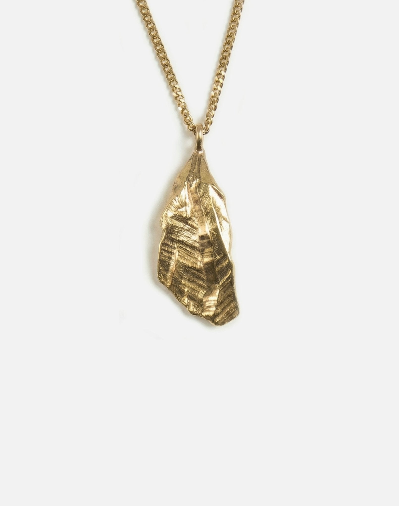 brass rock layers pendant necklace in new york by llayers 
