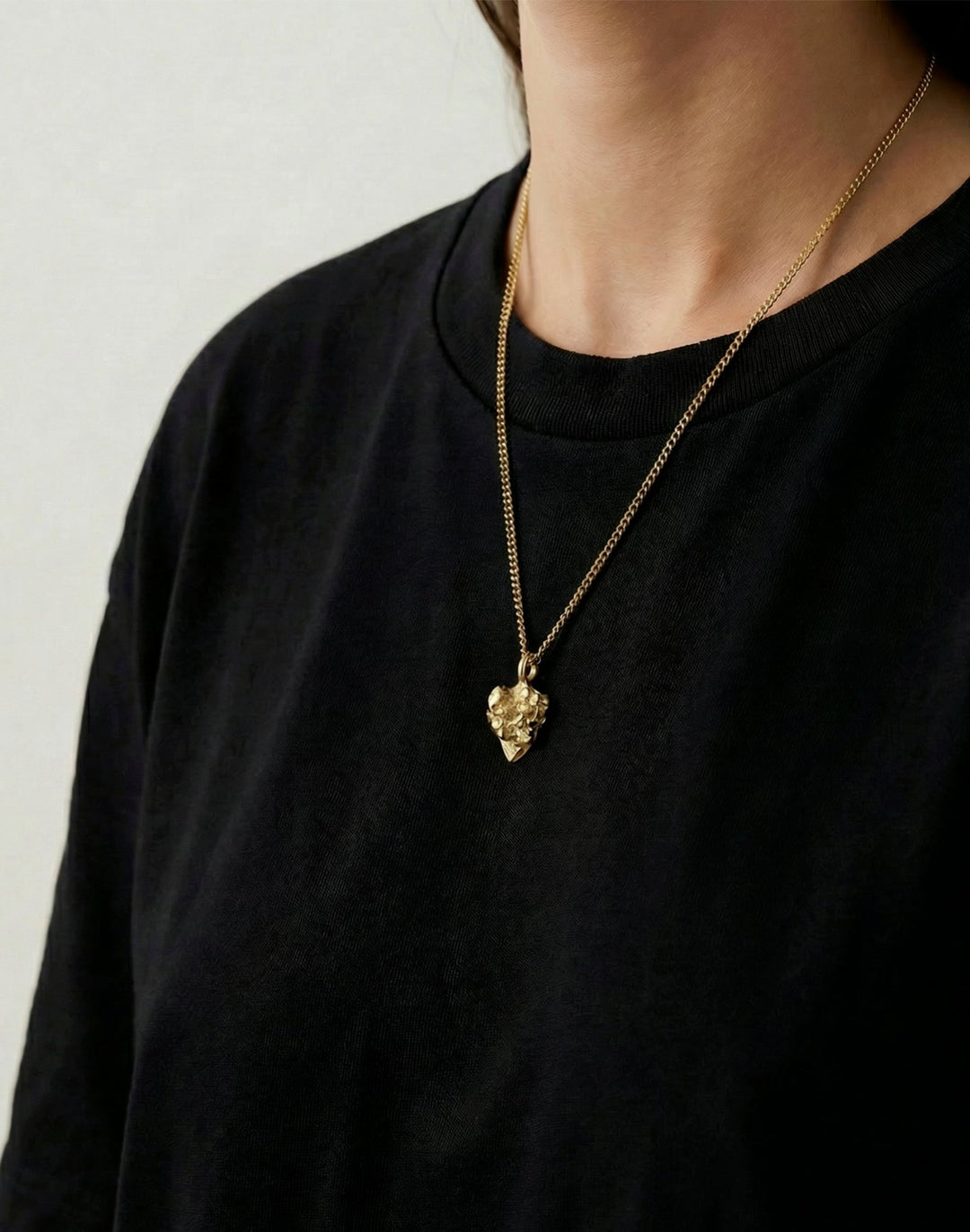 brass designer sculptural rock pendant necklace in new york by llayers 