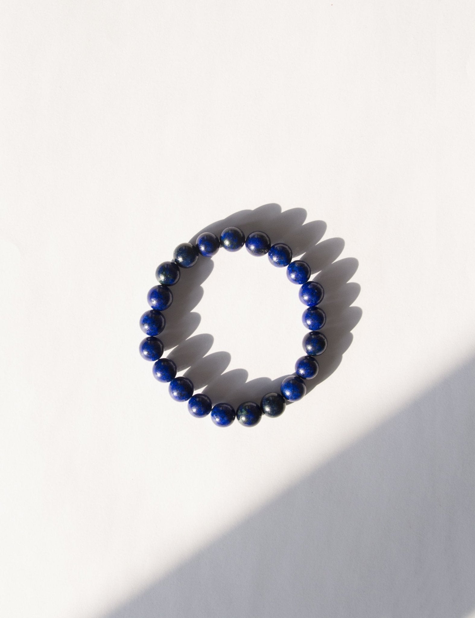lapis lazuli healing stone beads bracelet in new york brooklyn by llayers men women jewelry