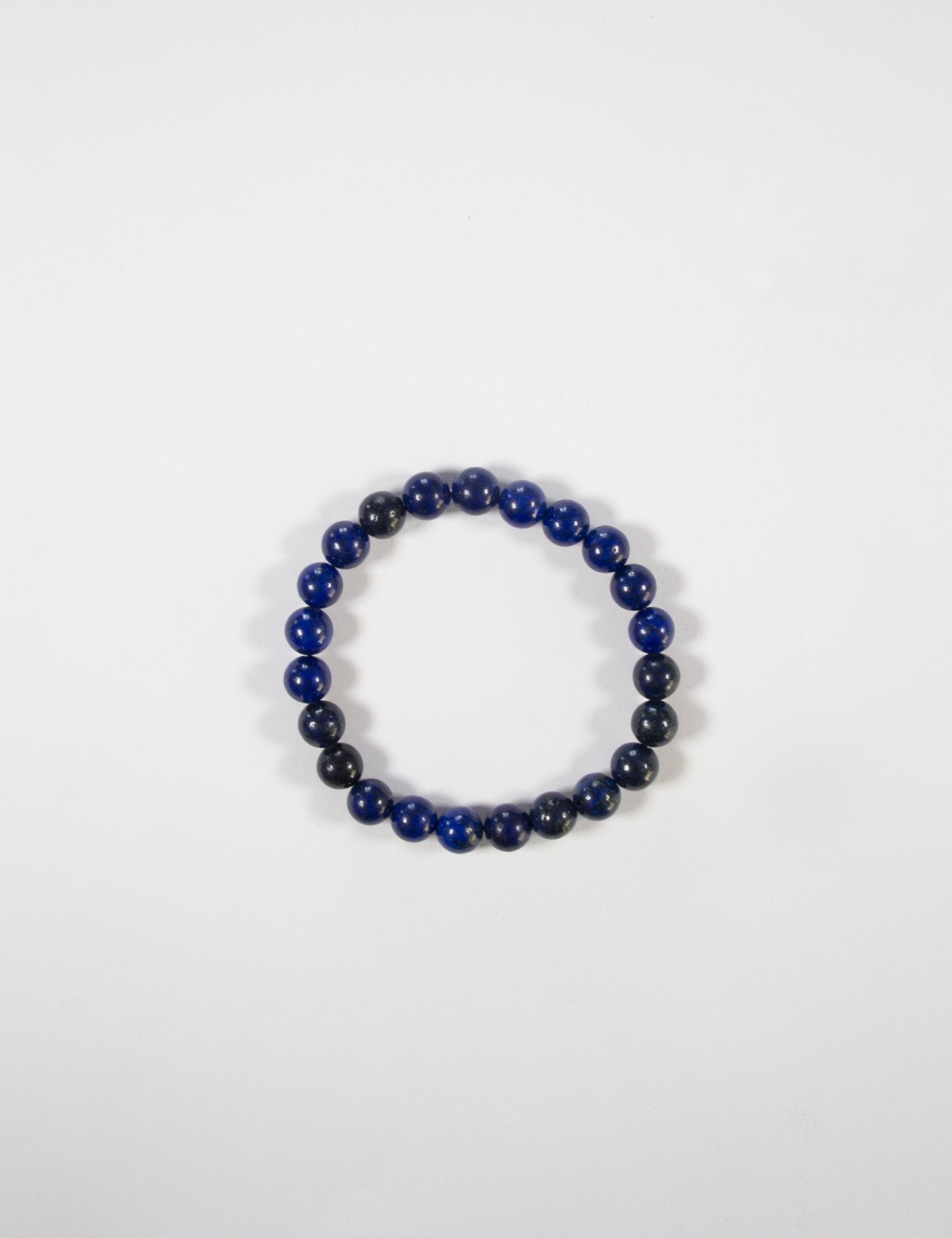 lapis lazuli healing stone beads bracelet in new york brooklyn by llayers men women jewelry