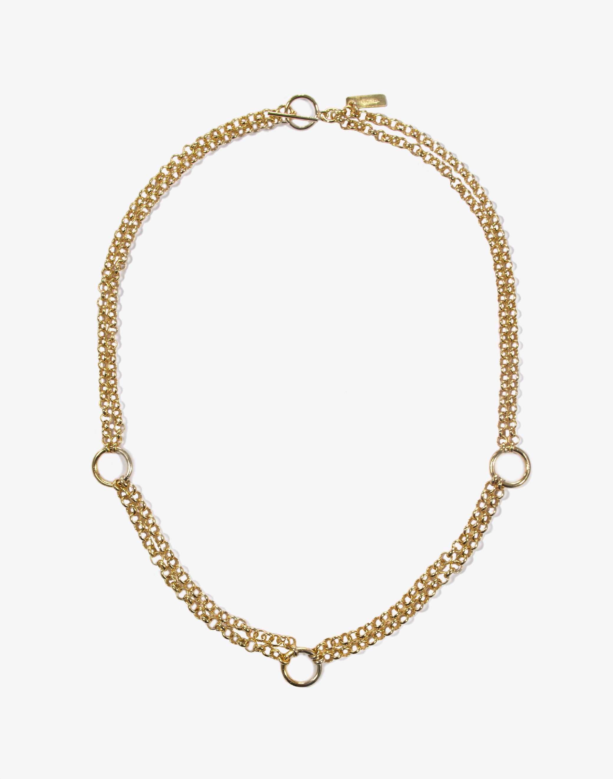 【2plan】24SS★ [LAN ARCHIVE] Chest Chain Choker Necklace 2plan】24SS☆ [LAN ARCHIVE] Chest Chain Choker Necklace