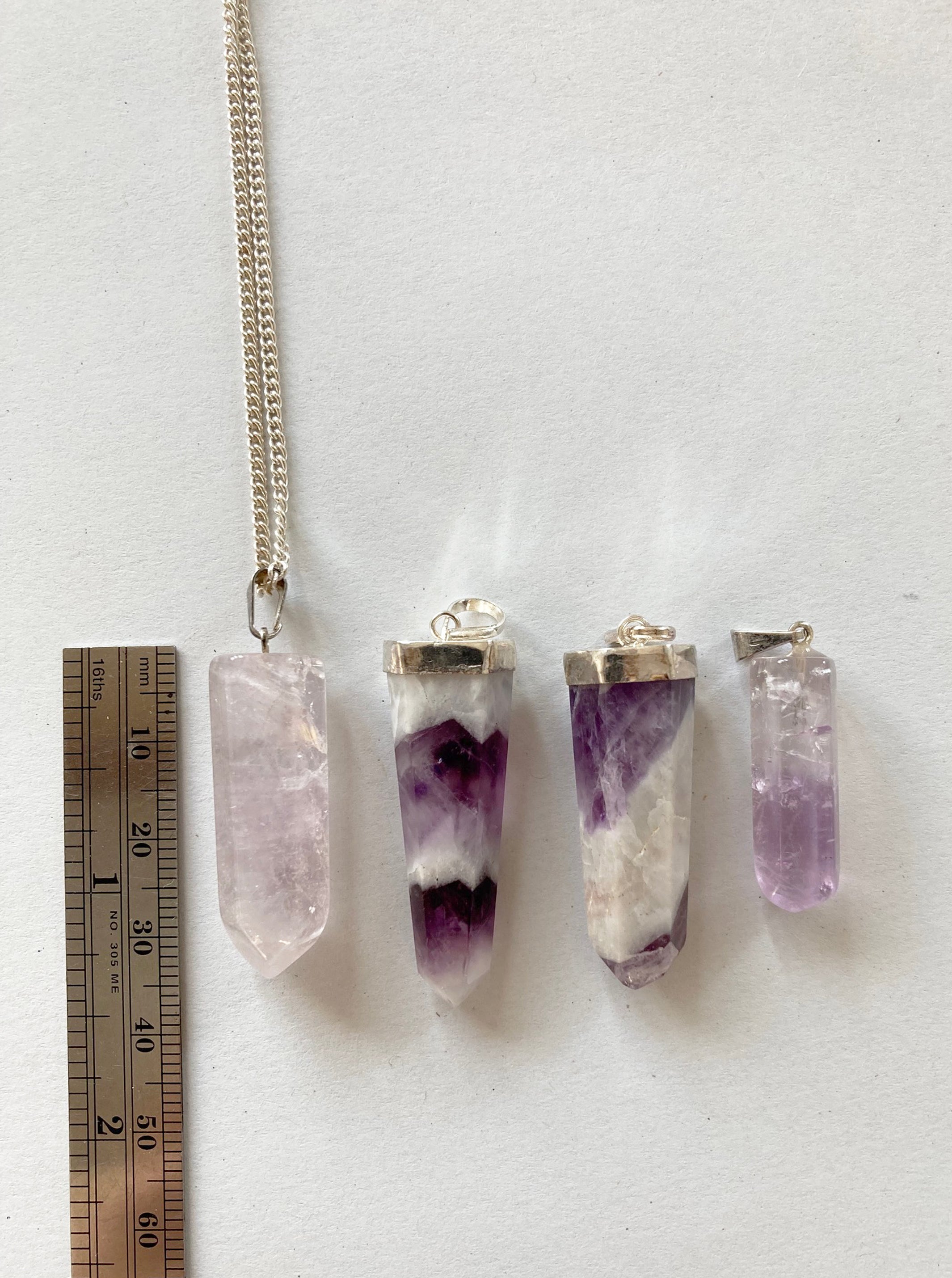 llayers men women jewelry stone amethyst point pendant new york brooklyn