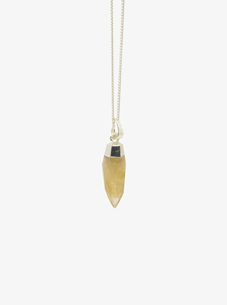 llayers men women jewelry stone citrine quartz point pendant new york brooklyn