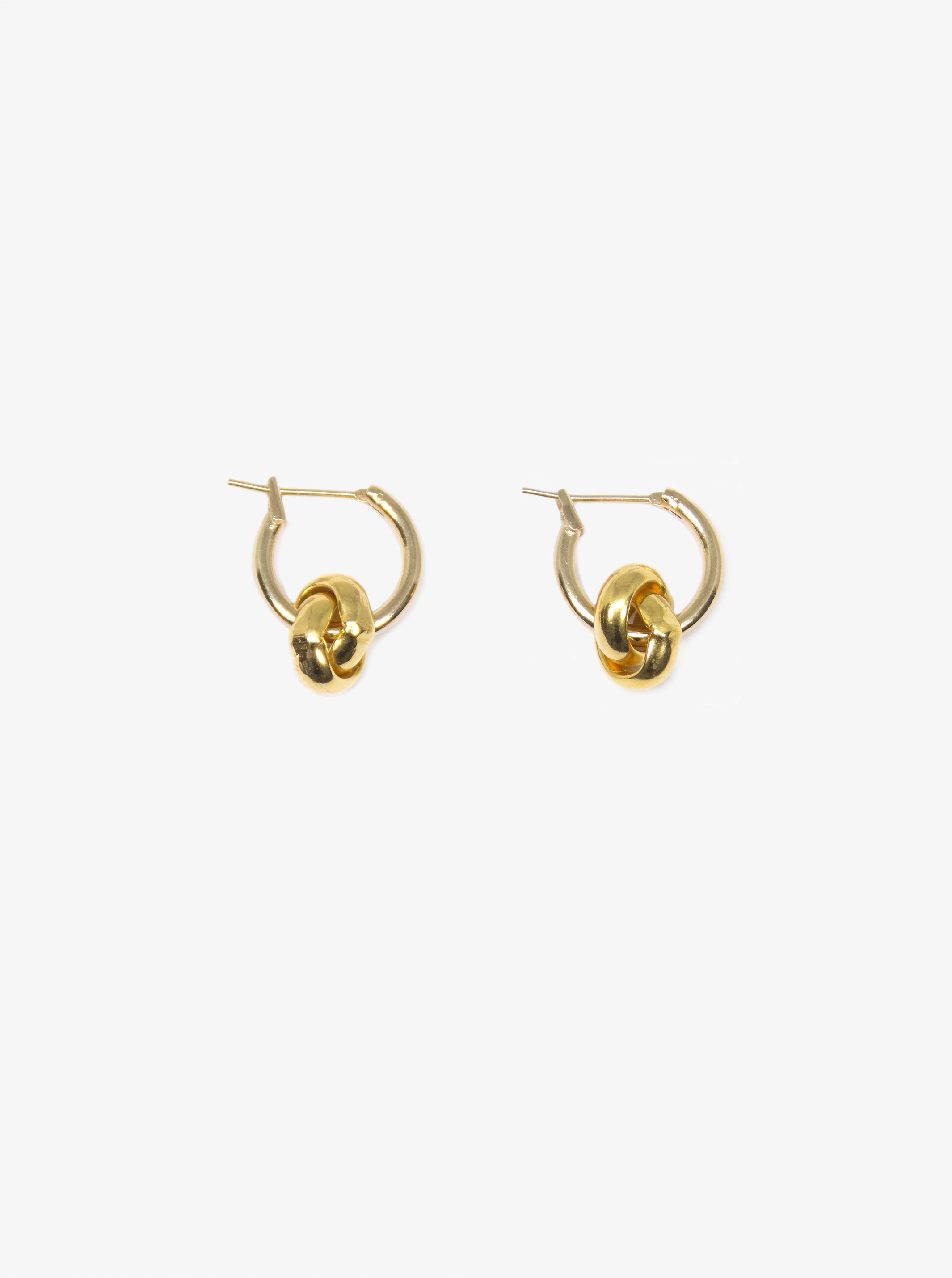 llayers men women minimal infinity gold hoop earrings brooklyn new york