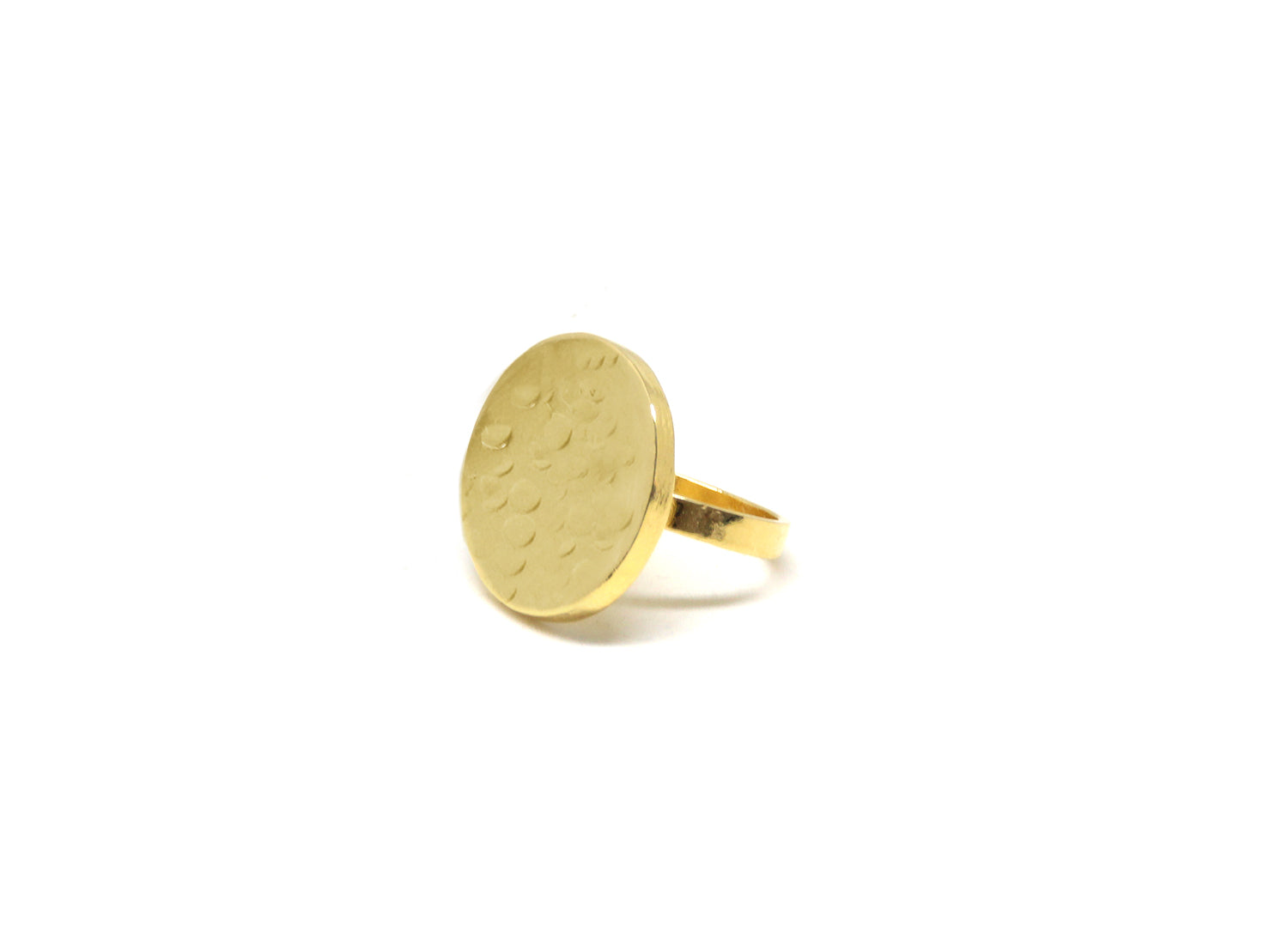 llayers-men-women-rond-gold-moon-hammered-ring-jewelry-mercury-handcrafted-in-Brooklyn-New-York-3
