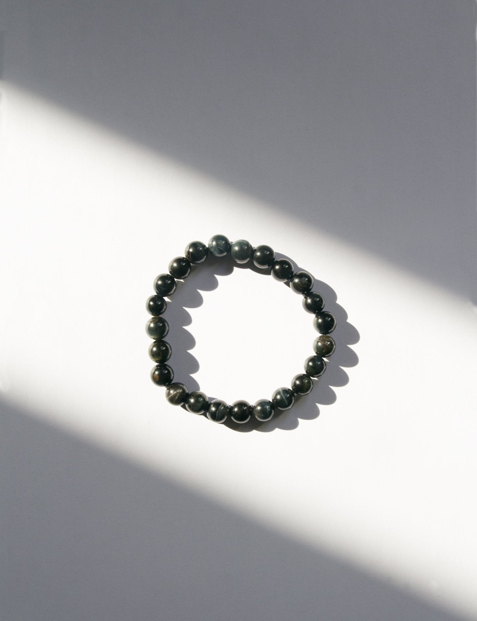 falcon eye healing stone beads bracelet in new york brooklyn by llayers men women jewelry