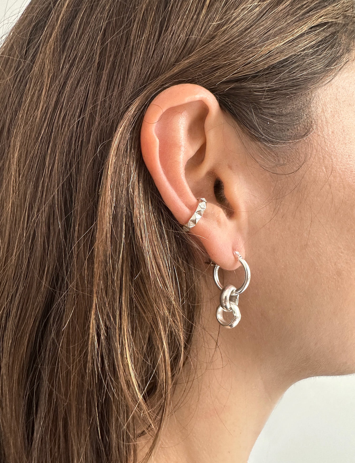 Men's women ear cuff earring in gold or silver Brooklyn New York 