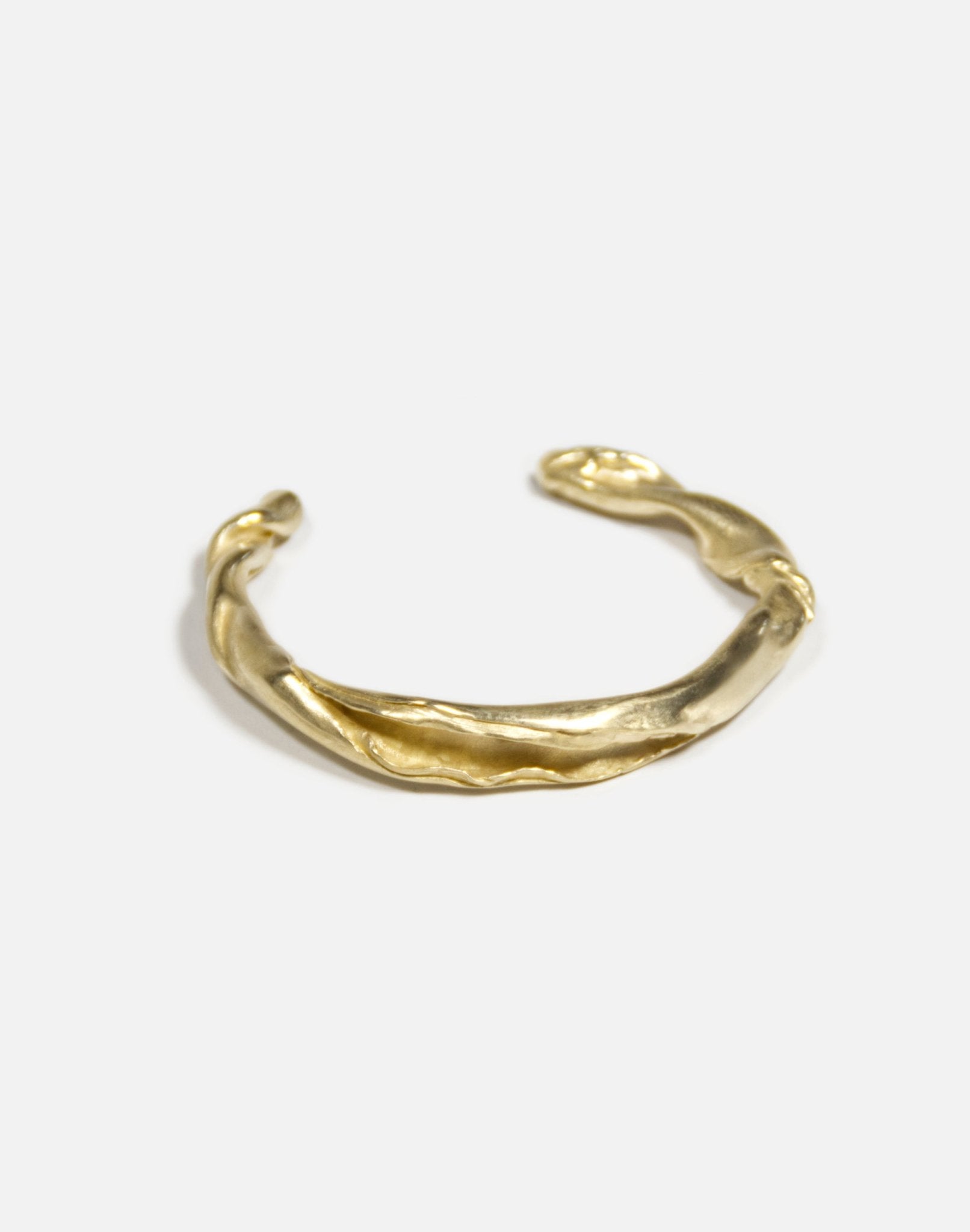 Women Brass cuff bracelet. Minimalist and modern jewelry made in Brooklyn New York by llayers.