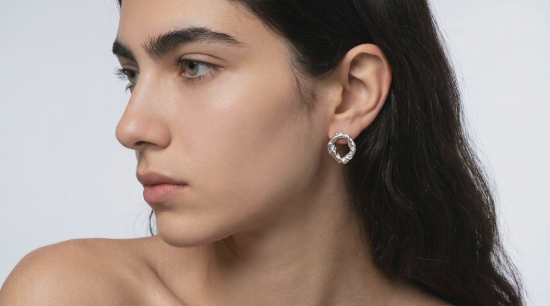 SILVER TWISTED EARRINGS - ELEMENTAL