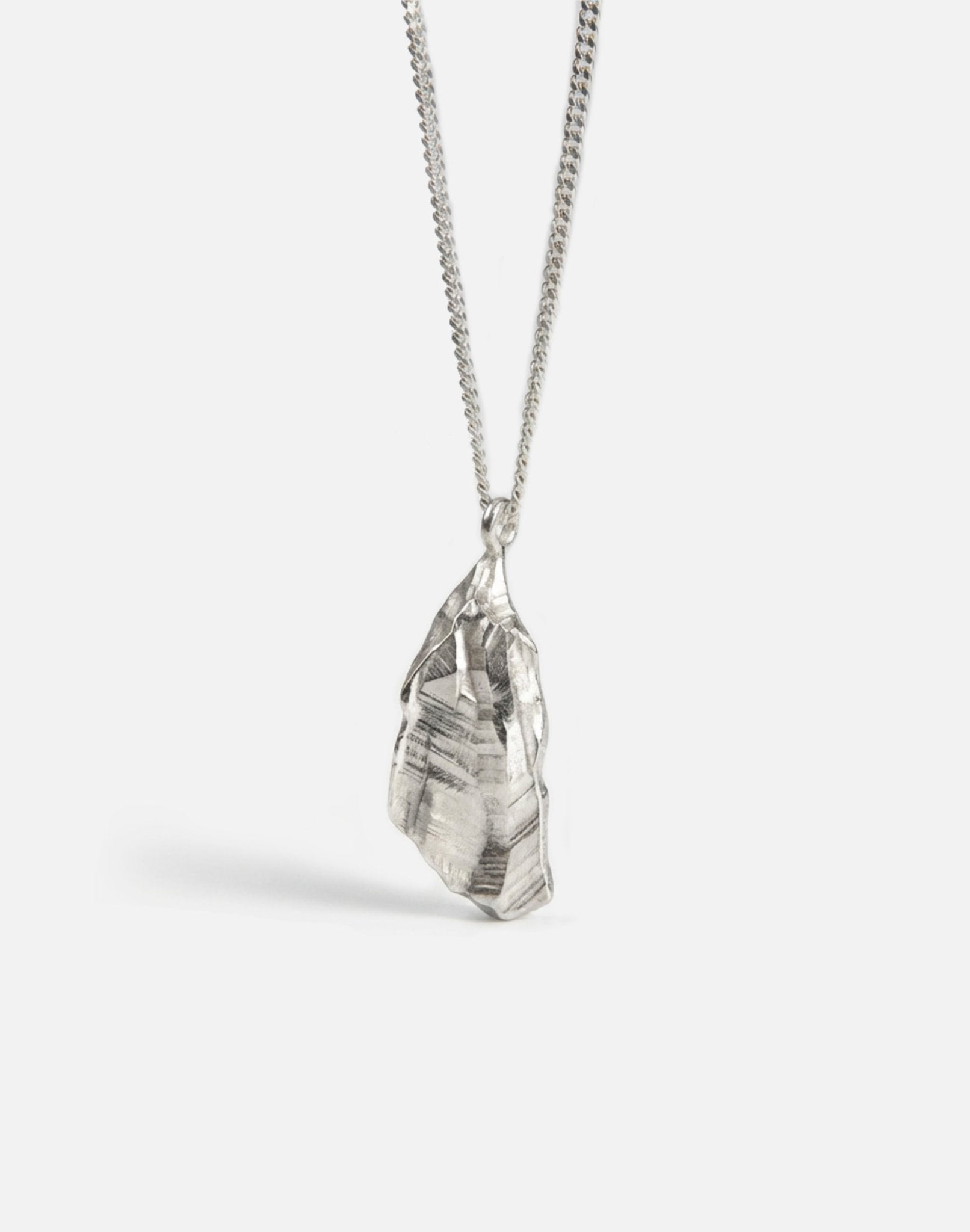 silver rock layers pendant necklace in new york by llayers 