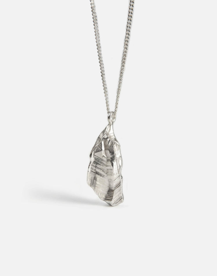 silver rock layers pendant necklace in new york by llayers 