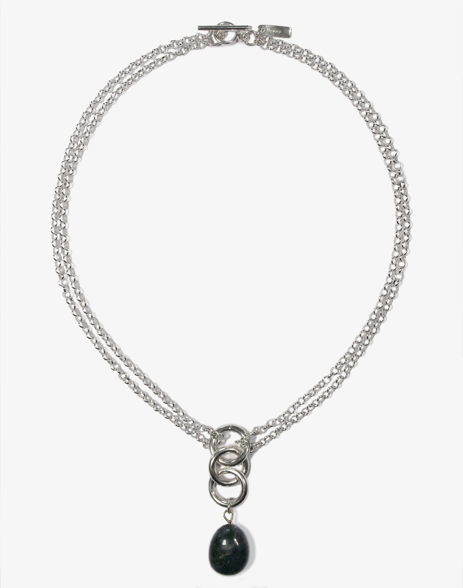 Refined sterling silver necklace chain choker. Best minimalist jewelry handcrafted In Brooklyn New York by llayers.