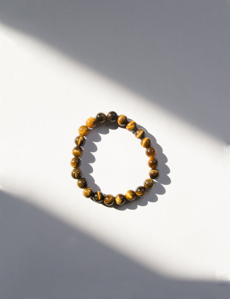 tiger eye healing stone beads bracelet in new york brooklyn by llayers men women jewelry