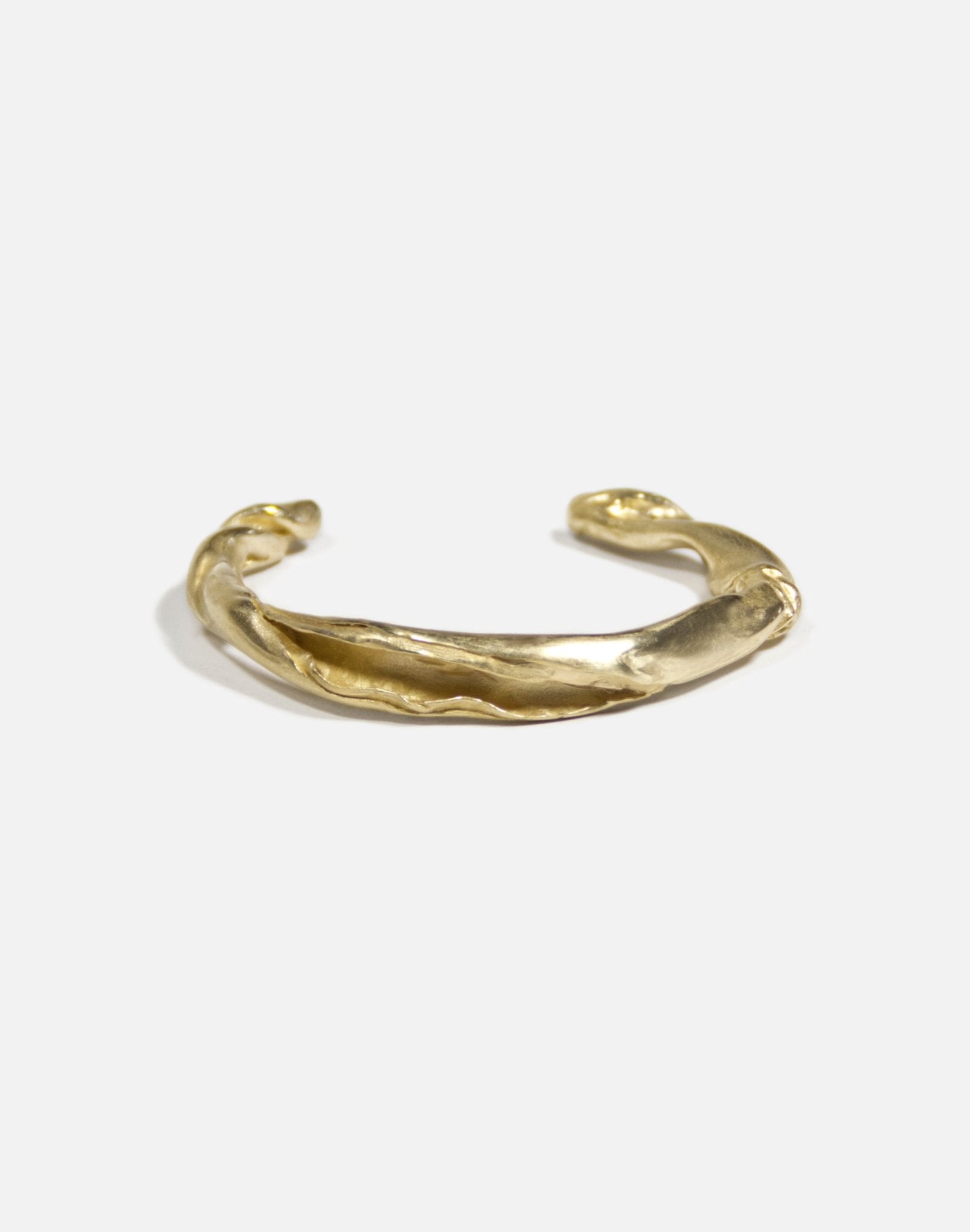 Men Gold cuff bracelet. Minimalist and modern jewelry made in Brooklyn New York by llayers.
