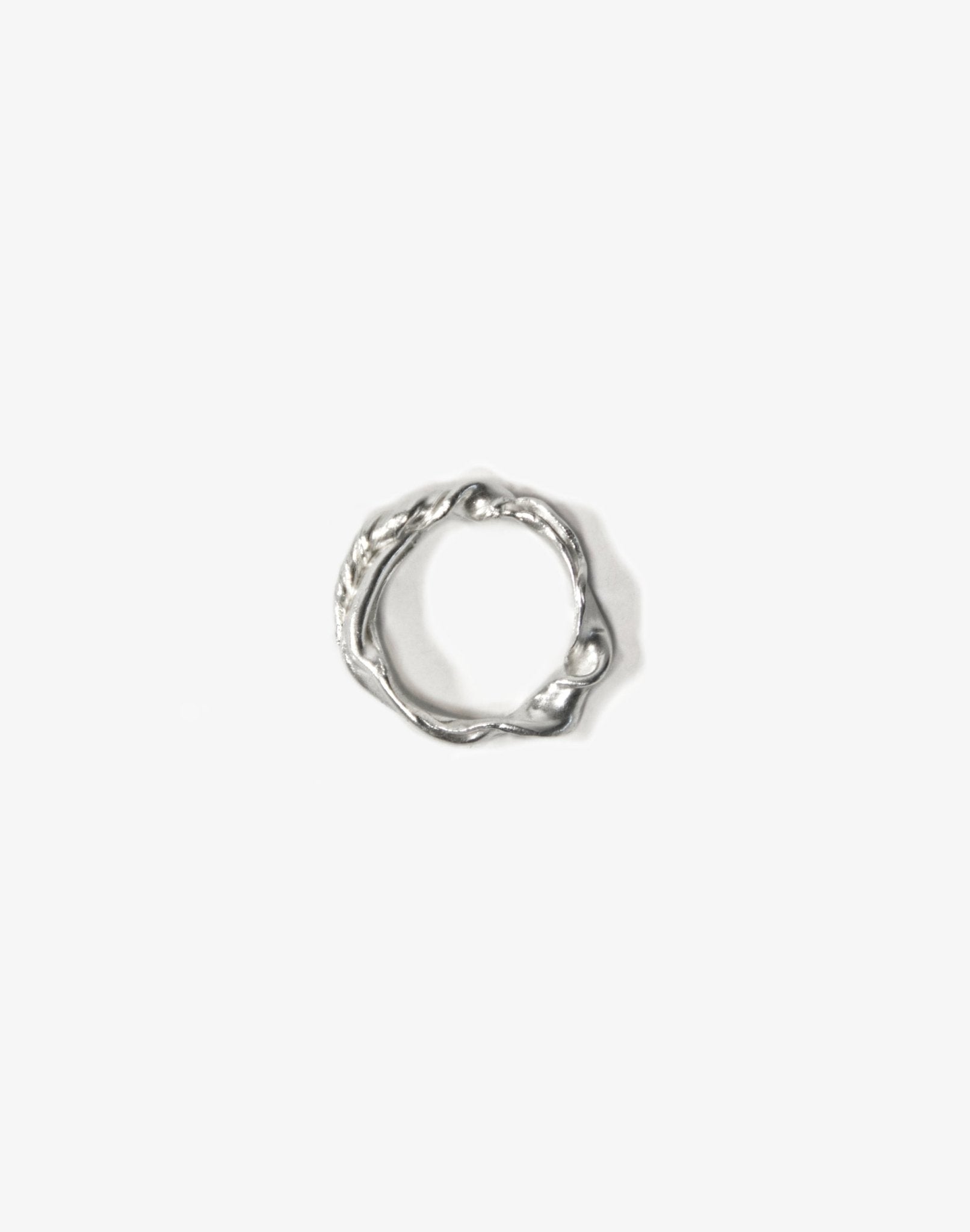 Unisex sterling silver twisted ring. Best affordable jewelry made in Brooklyn New York by llayers