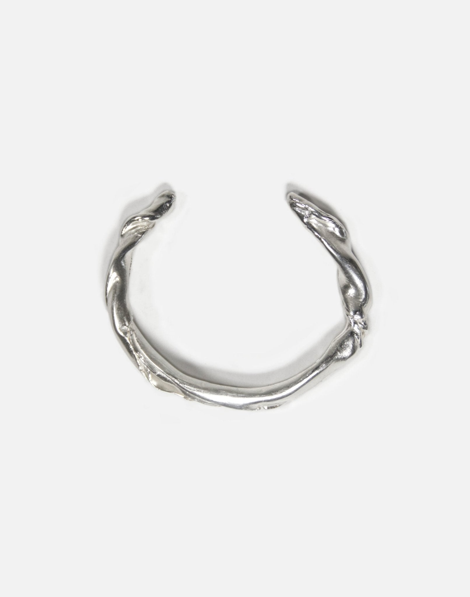 Sterling Silver cuff bracelet. Minimalist and modern jewelry made in Brooklyn New York by llayers.