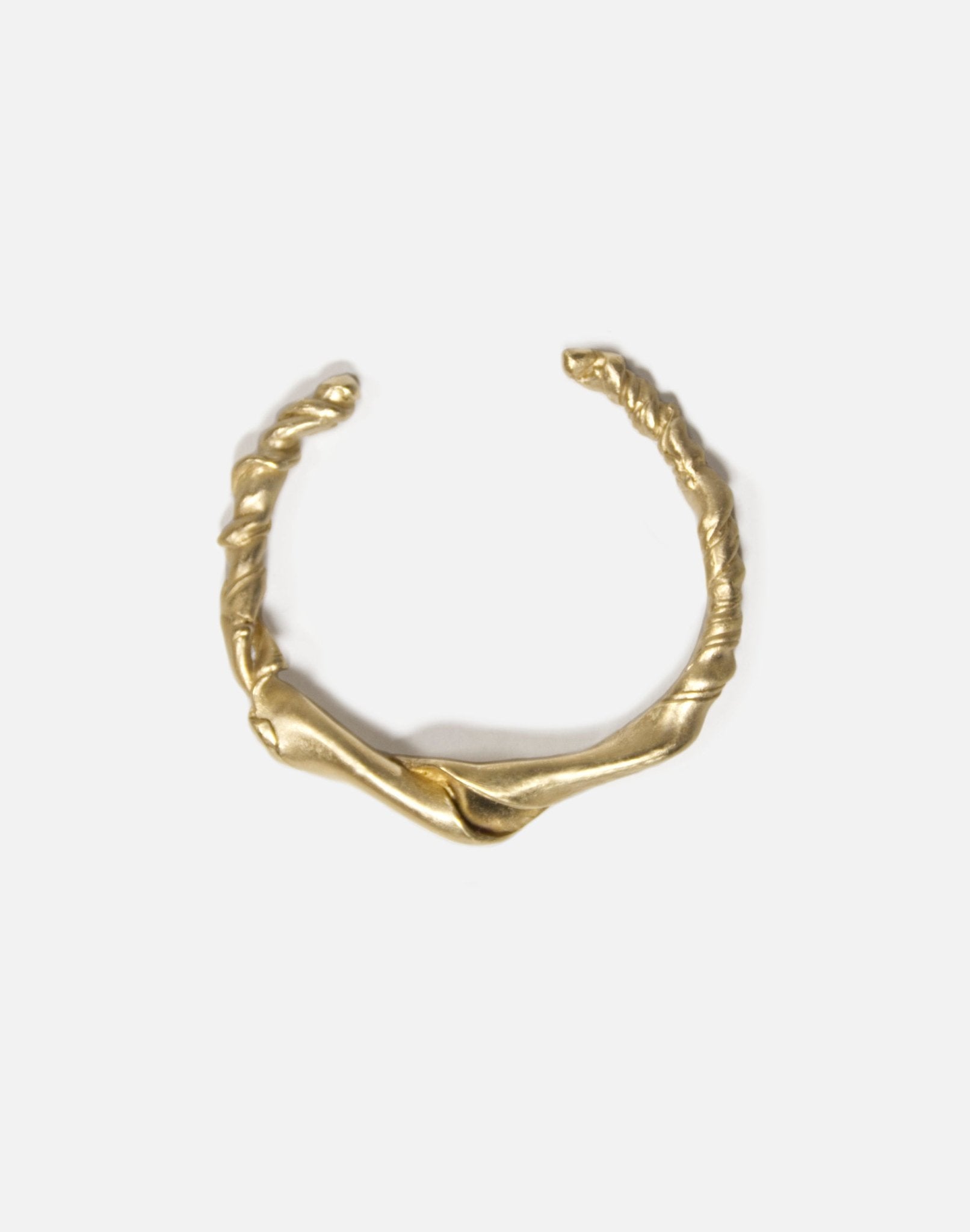 Minimalist Gold cuff bracelet. Minimalist and modern jewelry made in Brooklyn New York by llayers.