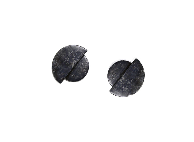 llayers jewelry earrings boucles oreilles eclipse black