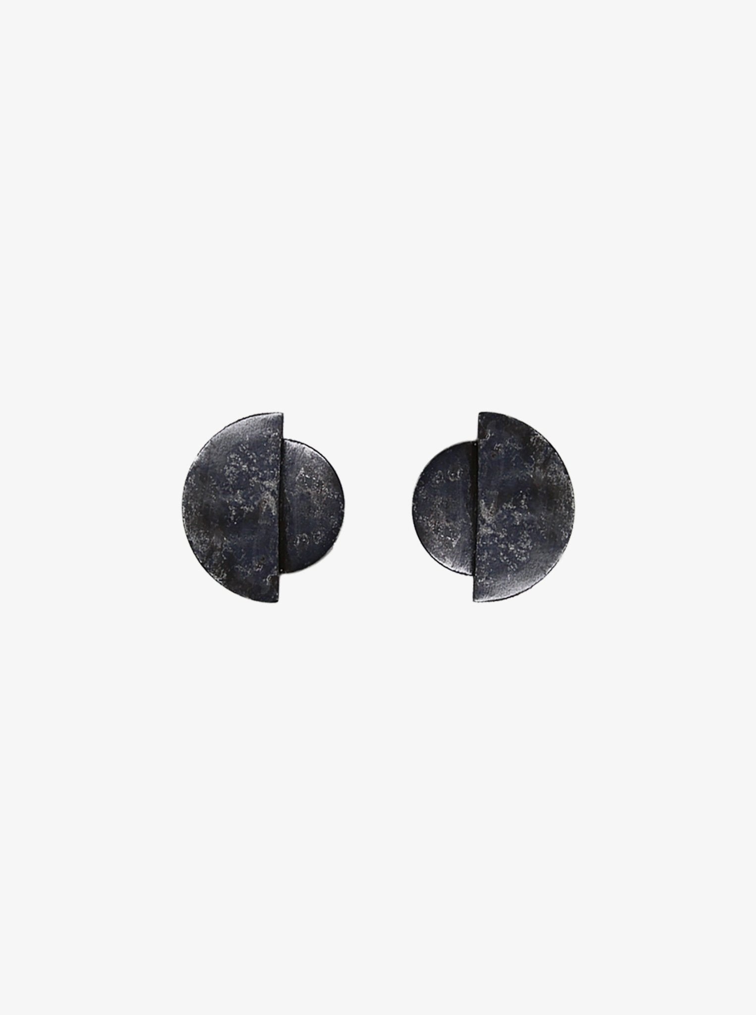 llayers jewelry men women black moon statement earrings eclipse brooklyn new york