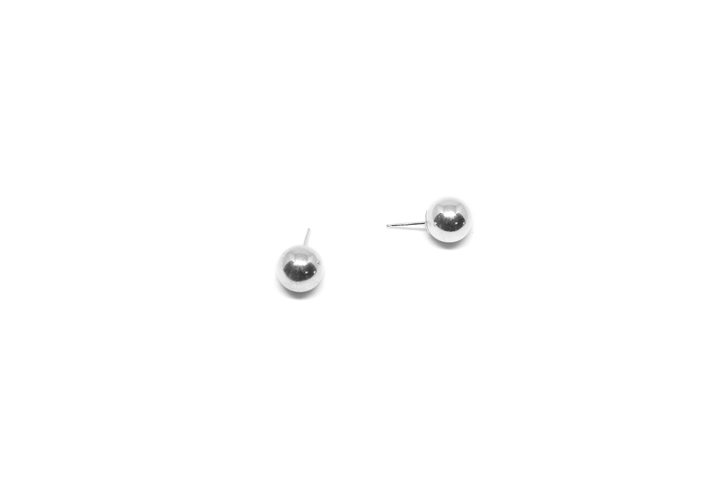 llayers jewelry earrings solar silver sphere boucles oreilles puces argent boule lune