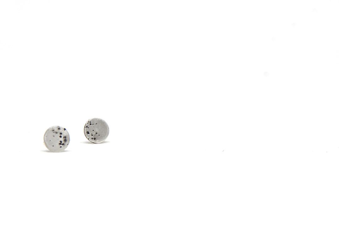 llayers jewelry earrings ceres moon silver circles boucles oreilles rond lune cercle argent