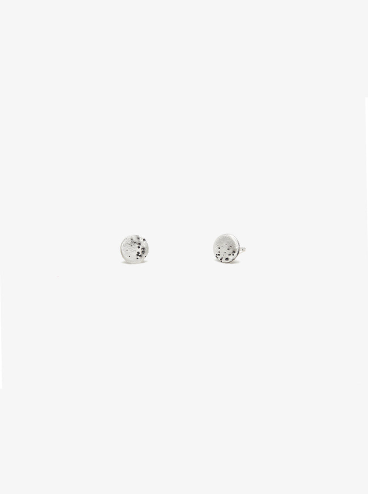 llayers jewelry earrings ceres moon silver circles boucles oreilles rond lune cercle argent