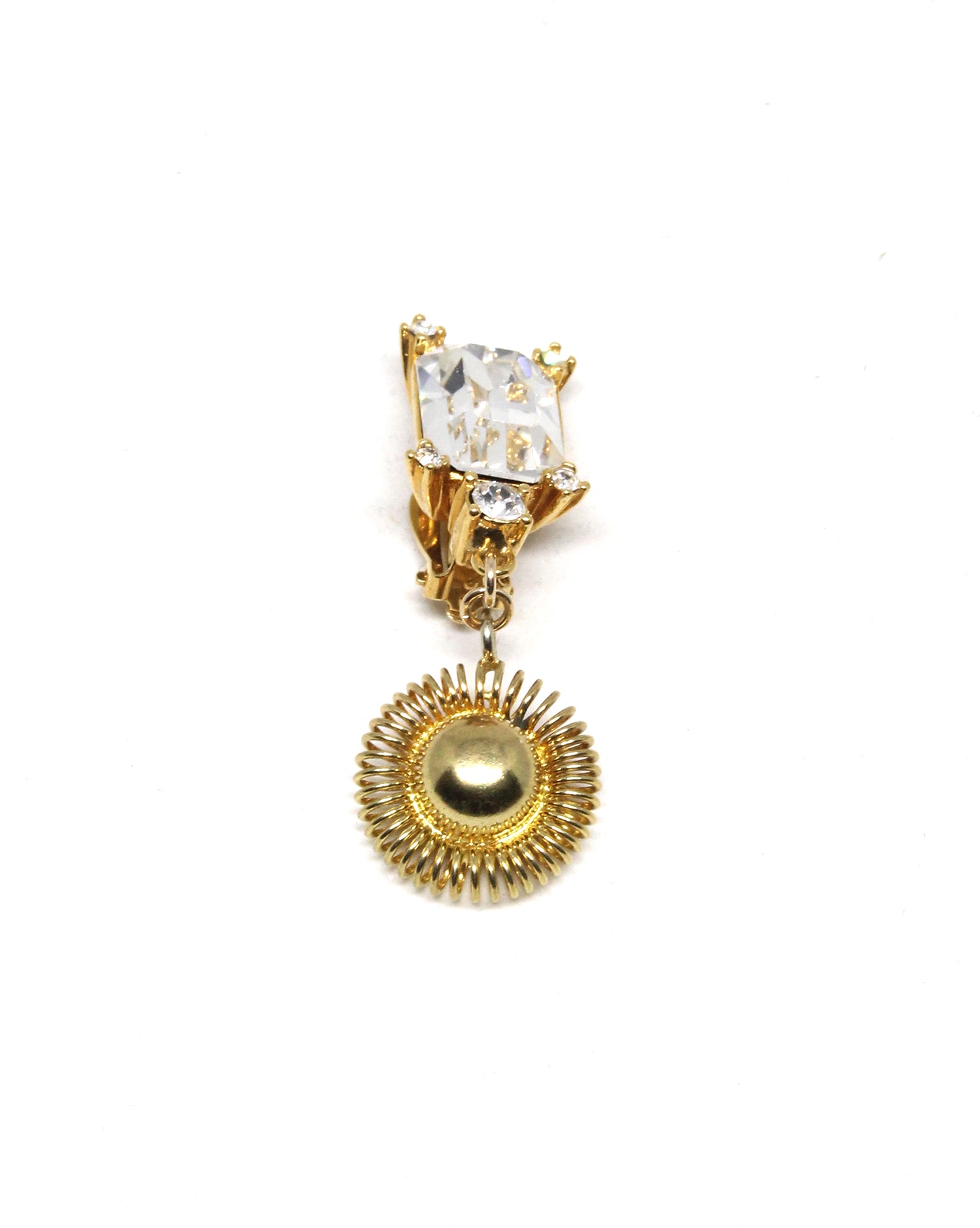 llayers jewelry gold stone earring dangly designer new york