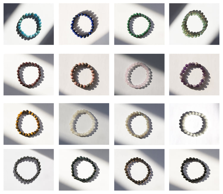 llayers bracelet avec pierres rondes labradorite lithothérapie
