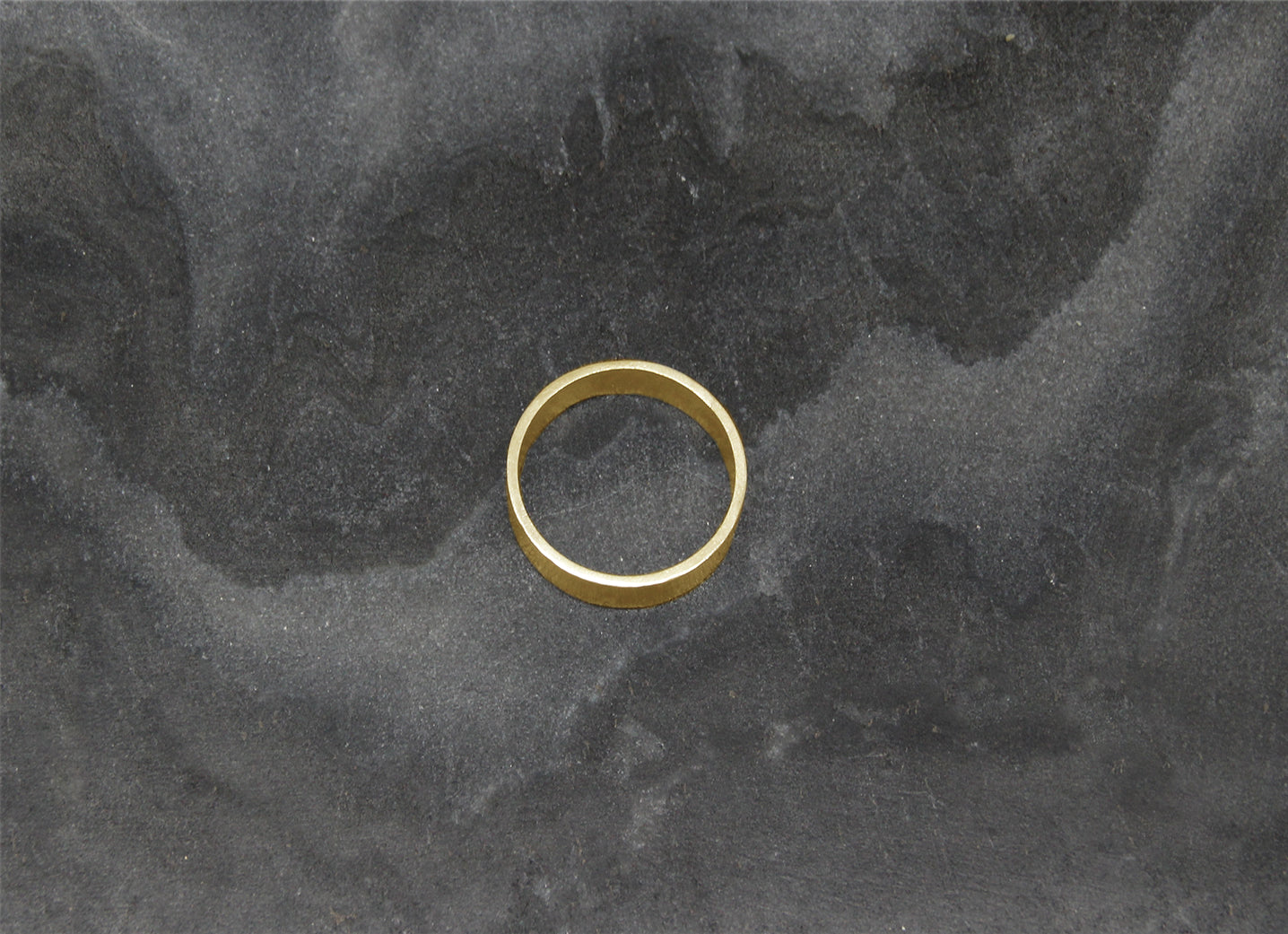 wedding Minimalist gold ring band ellipse bague unisexe 8mm large fiançaille initiales or