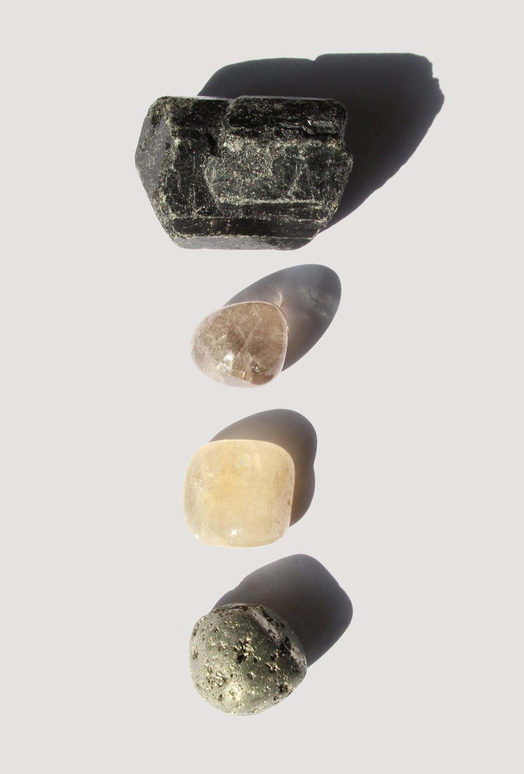 llayers kit coffret pierres protection pyrite tourmaline quartz fumé citrine lithotérapie
