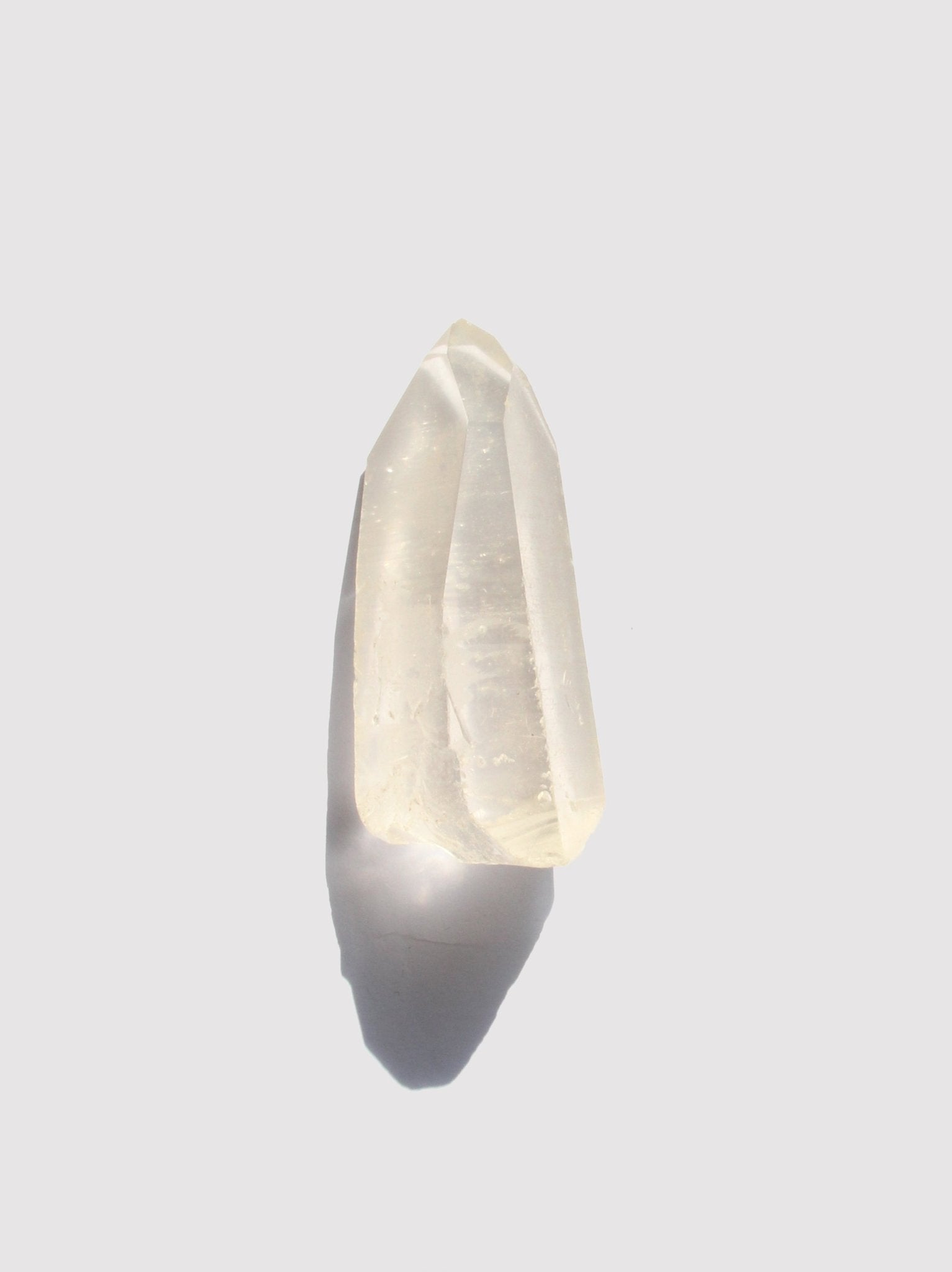 raw quartz point crystal healing stone wellness by llayers in Brooklyn New York